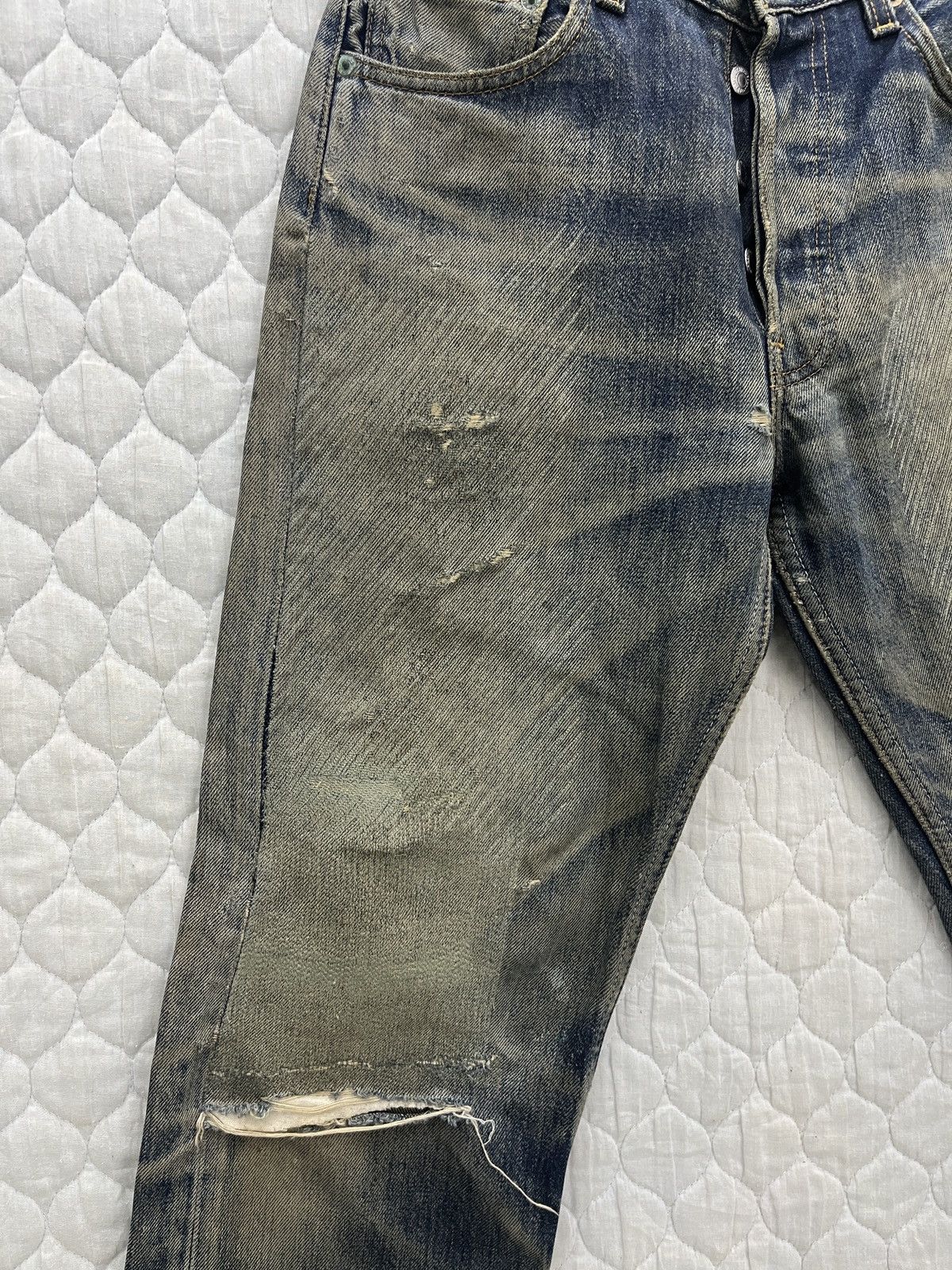 Levi's 🔥🔥🔥RARE VTG LEVIS DISTRESSED DENIM Size US 28 / EU 44 - 4 Thumbnail