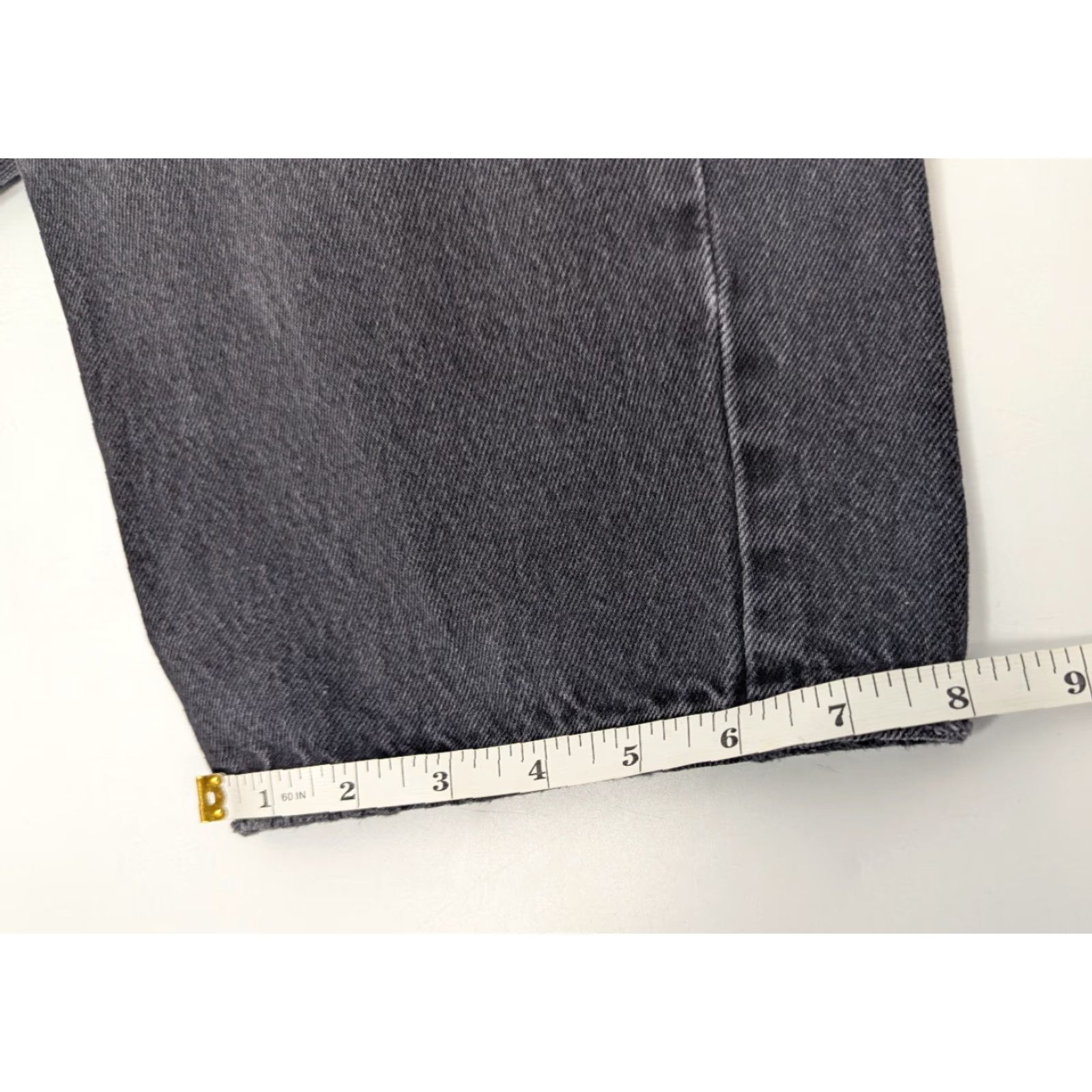 Levi's VINTAGE Levi's Jeans Relaxed Baggy Dad 25 Black Denim Distressed 90s Grunge Womens Jeans Levi's Baggy Dad Style Distressed Rip Mid Rise Cotton Denim Size 42" / US 20 - 7 Thumbnail