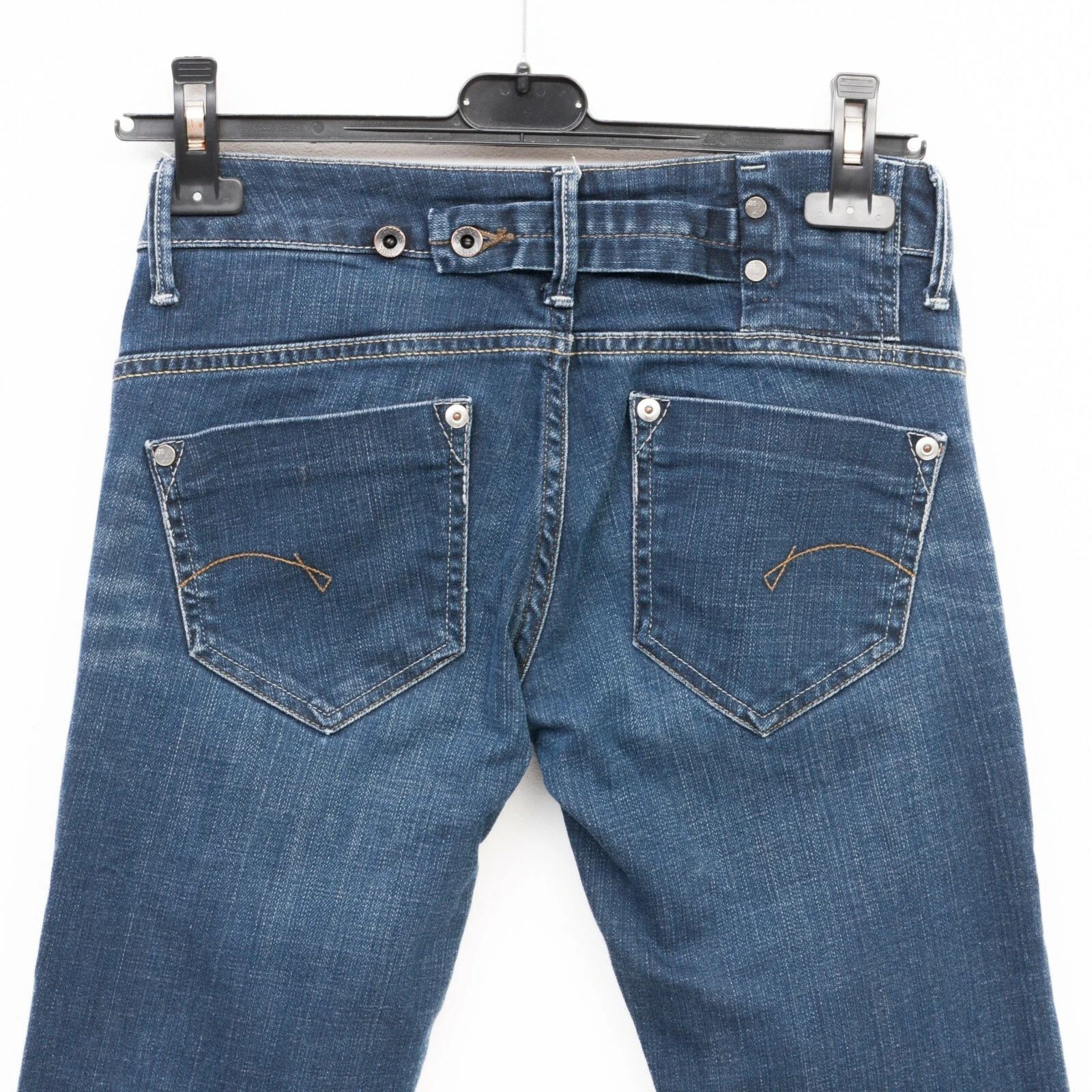 G-Star Raw Midge Straight Women W25 L32 Navy Jeans Trousers Stretch Size 25" / US 0 / IT 36 - 4 Thumbnail
