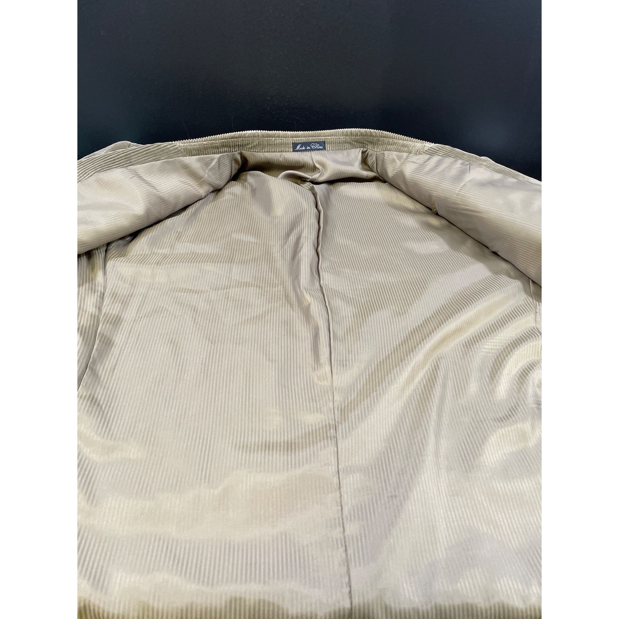 Other Monsieur Adolfo Men's Tan Corduroy Blazer / Sports Coat Size Size 42S - 6 Thumbnail