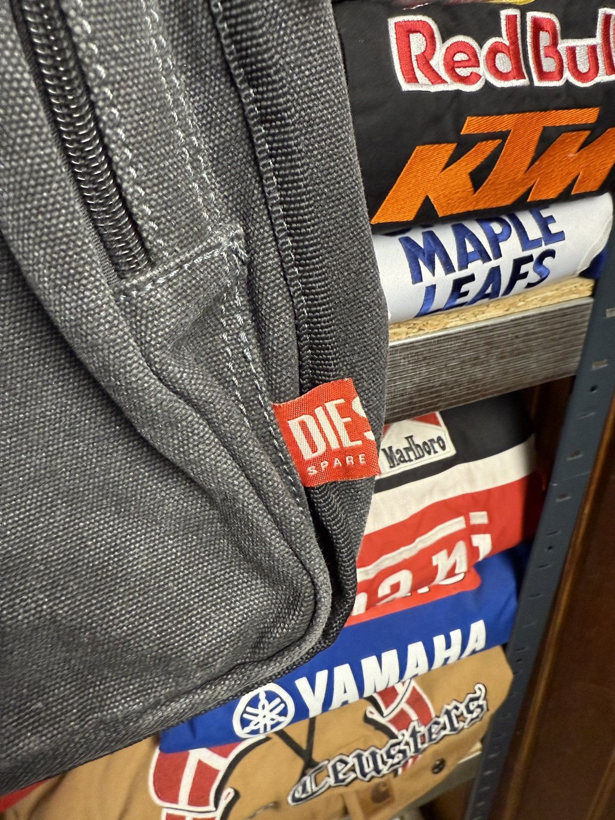 Diesel Rare Vintage 90’s DIESEL SPARE PARTS Jeans Bag Y2K Size ONE SIZE - 6 Thumbnail