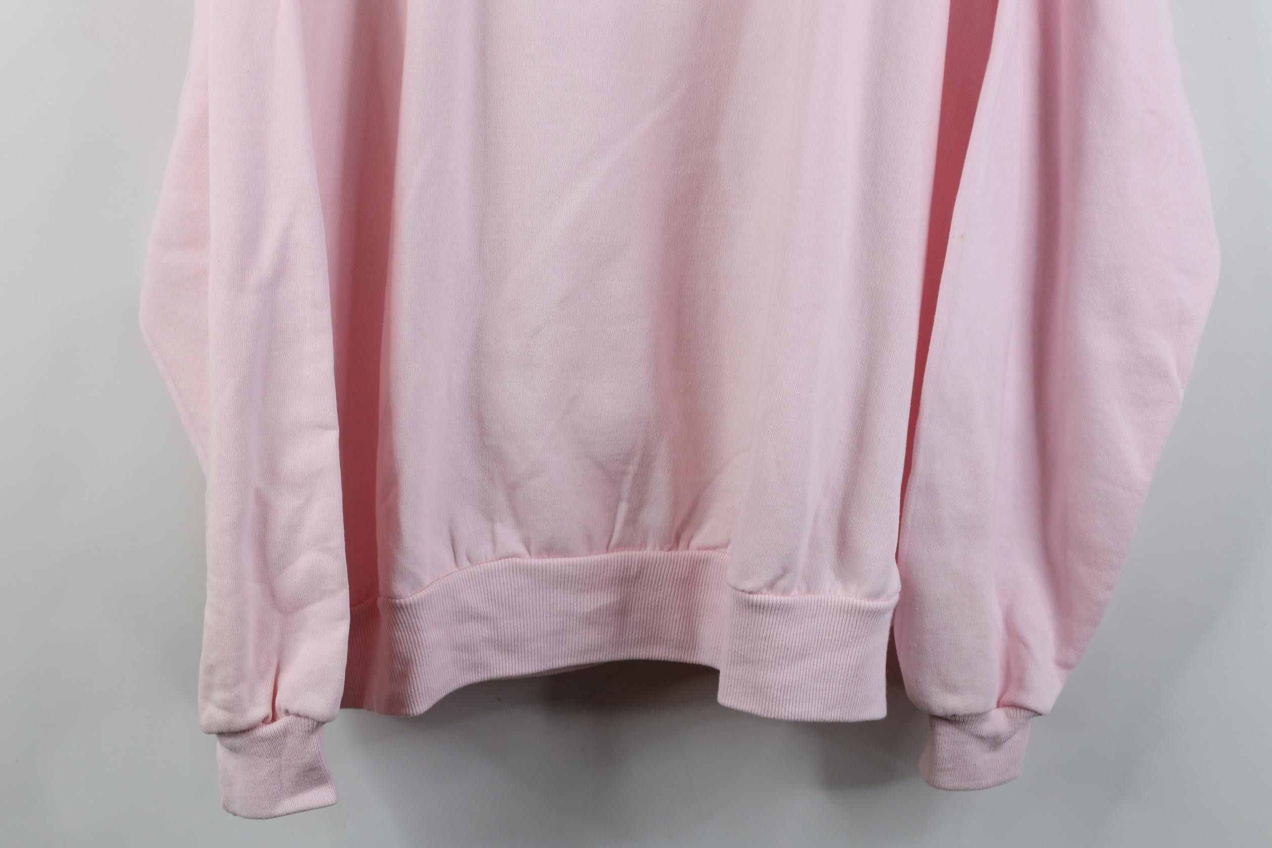 Vintage Vintage 90s Streetwear Butterfly Flower Collared Sweatshirt Size XL / US 12-14 / IT 48-50 - 3 Thumbnail