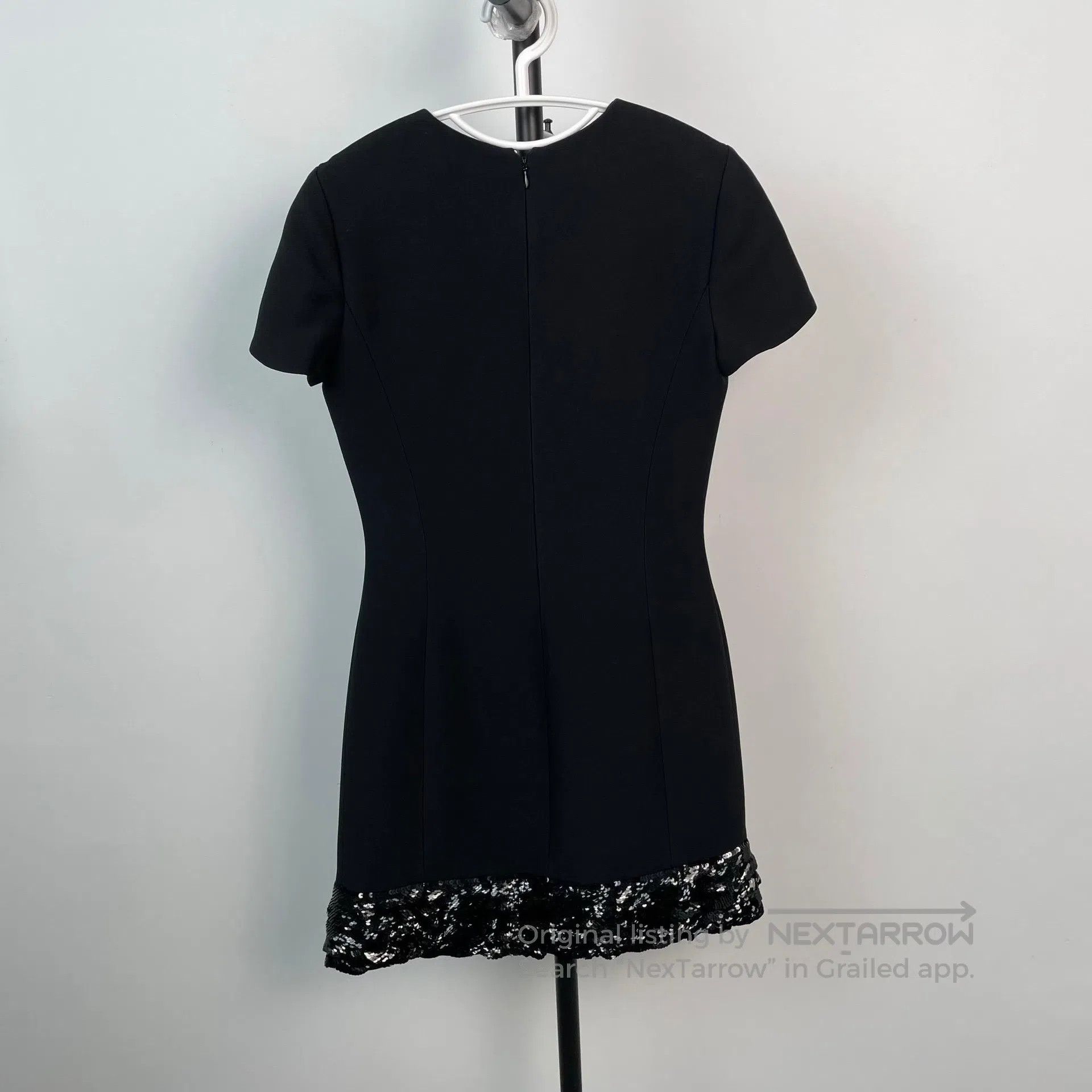 Dior Dior Black Heavy Skirt with Beaded and Sequined Decoration Size XXS / US 00 / IT 34 - 3 Thumbnail
