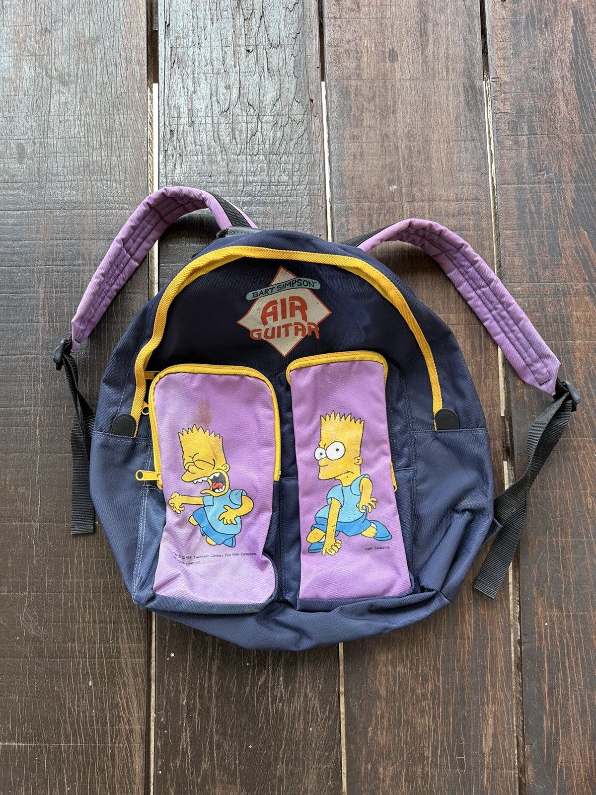 Vintage Vintage Bart Simpson Back Pack 1991 Size ONE SIZE - 1 Thumbnail