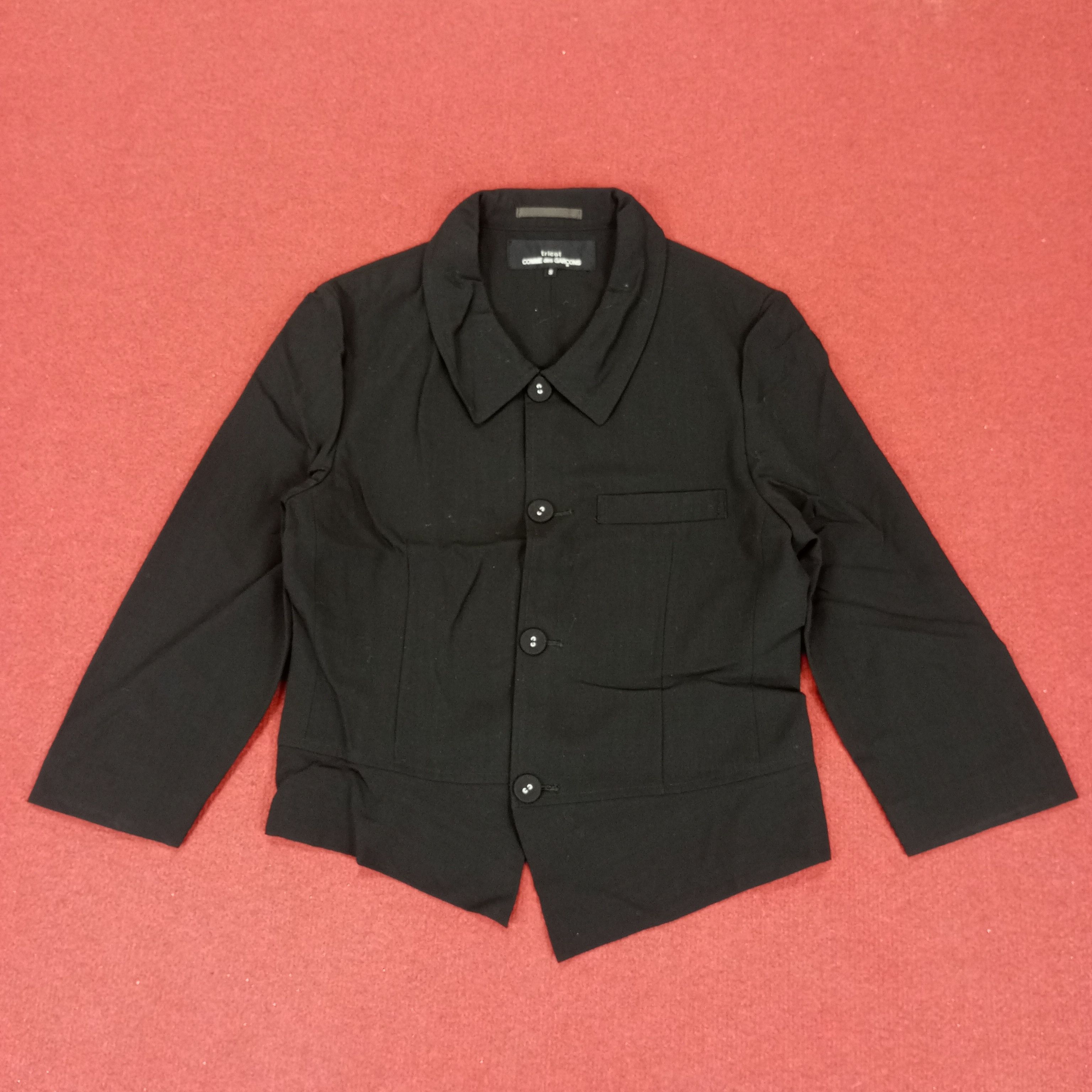 Designer × Tricot Comme des Garcons × Vintage Tricot Comme Des Garcons Japanese Brand Blazer Jacket Size XS / US 0-2 / IT 36-38 - 1 Thumbnail