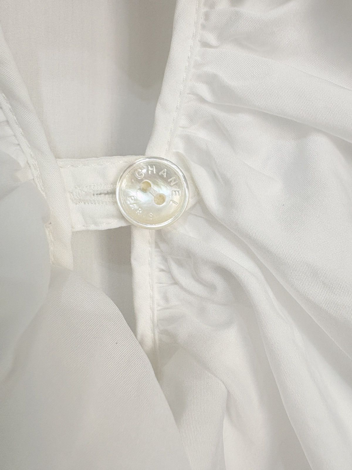 Chanel Chanel Ruffle Long-sleeved Blouse Size M / US 6-8 / IT 42-44 - 11 Thumbnail