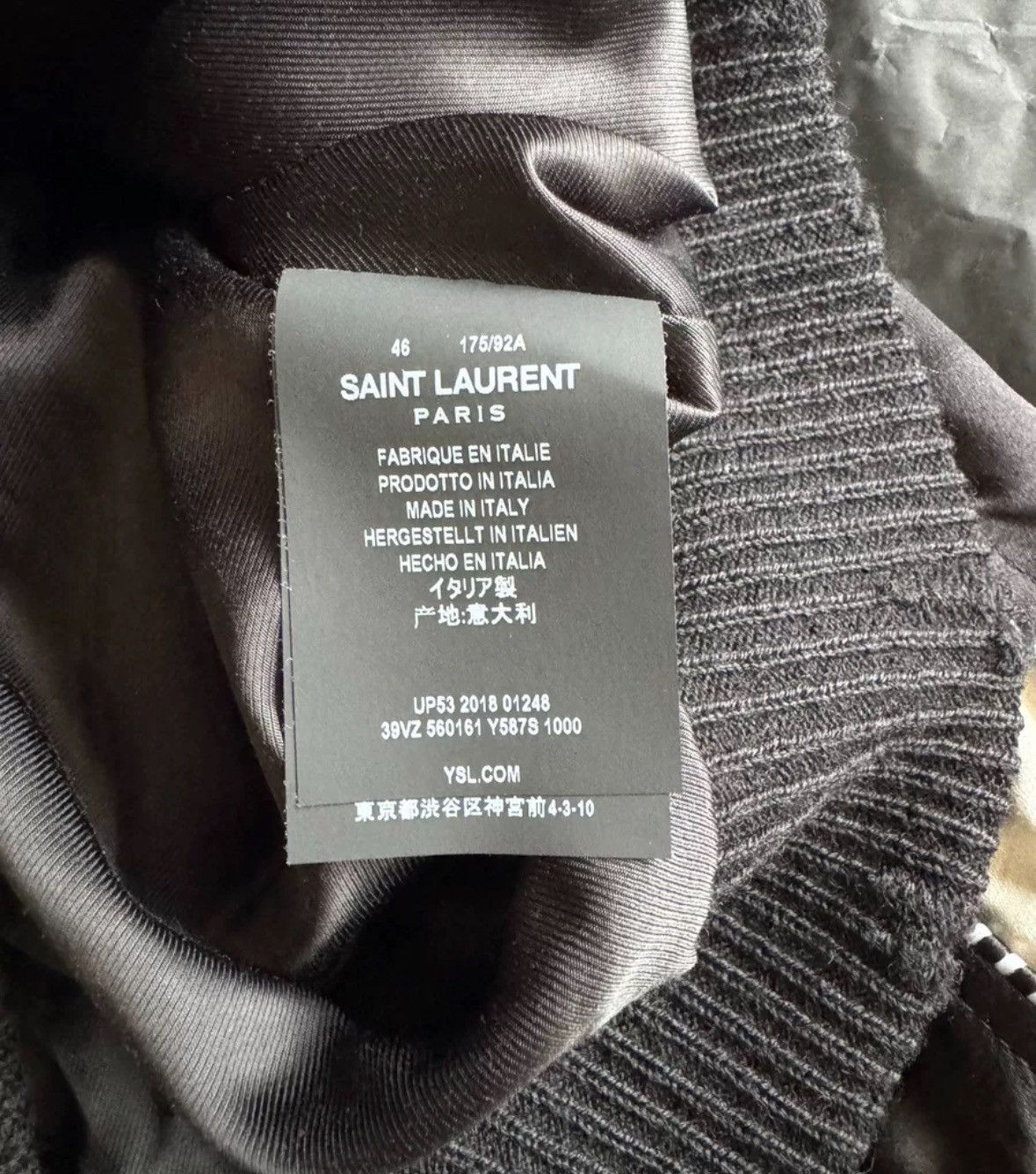 Saint Laurent Paris × Yves Saint Laurent Saint Laurent's out of print embroidery heavy-duty jacket Size US S / EU 44-46 / 1 - 8 Thumbnail
