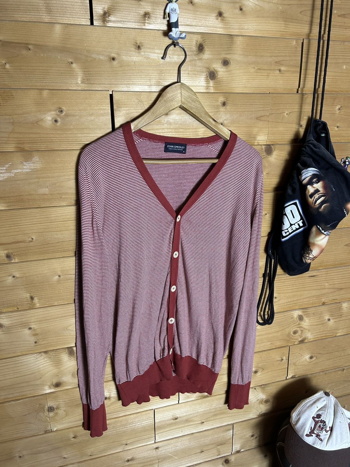 John Smedley John Smedley striped cardigan Size US M / EU 48-50 / 2 - 3 Thumbnail