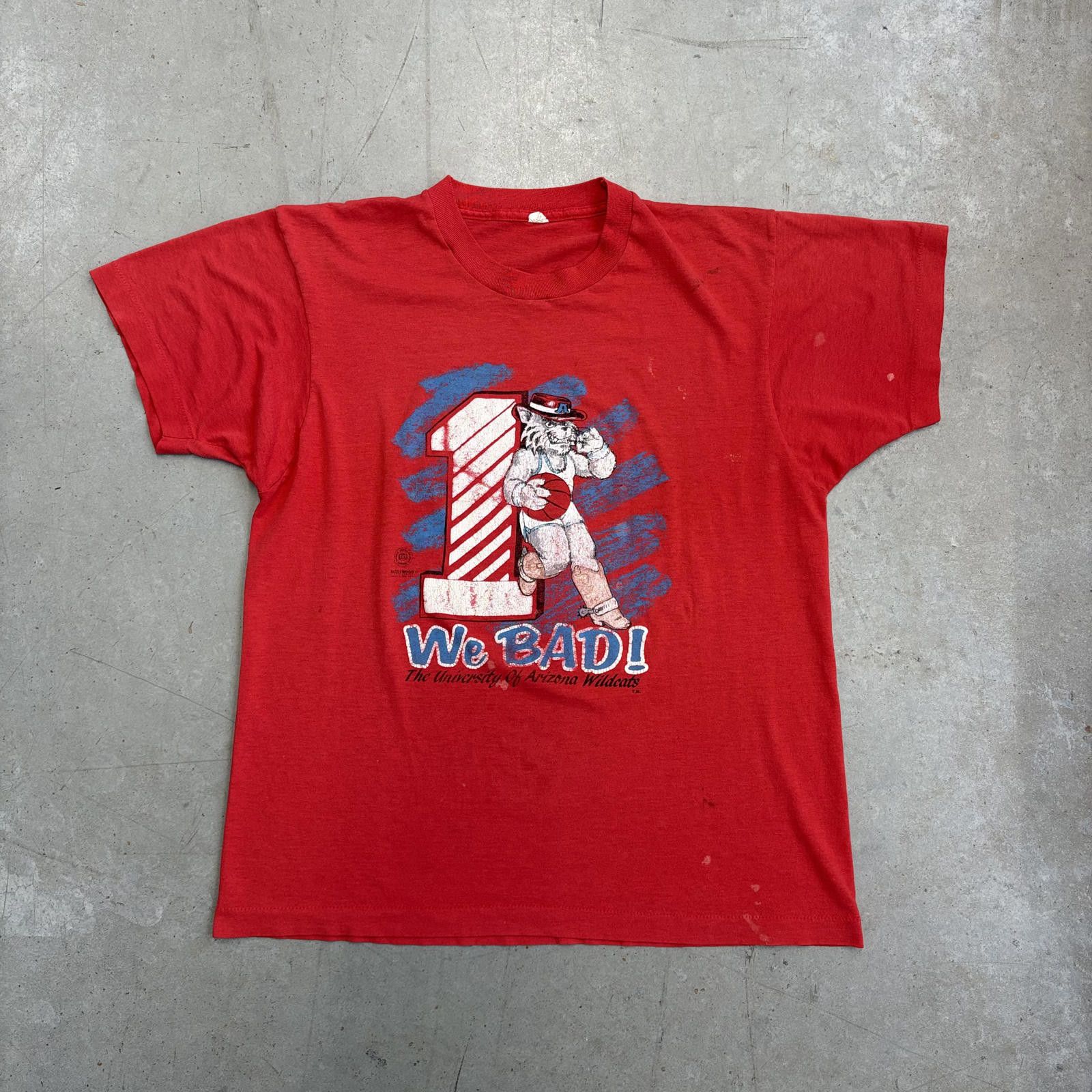 Other Vintage 80s Arizona University Wildcats Mascout T-Shirt Size US M / EU 48-50 / 2 - 1 Thumbnail