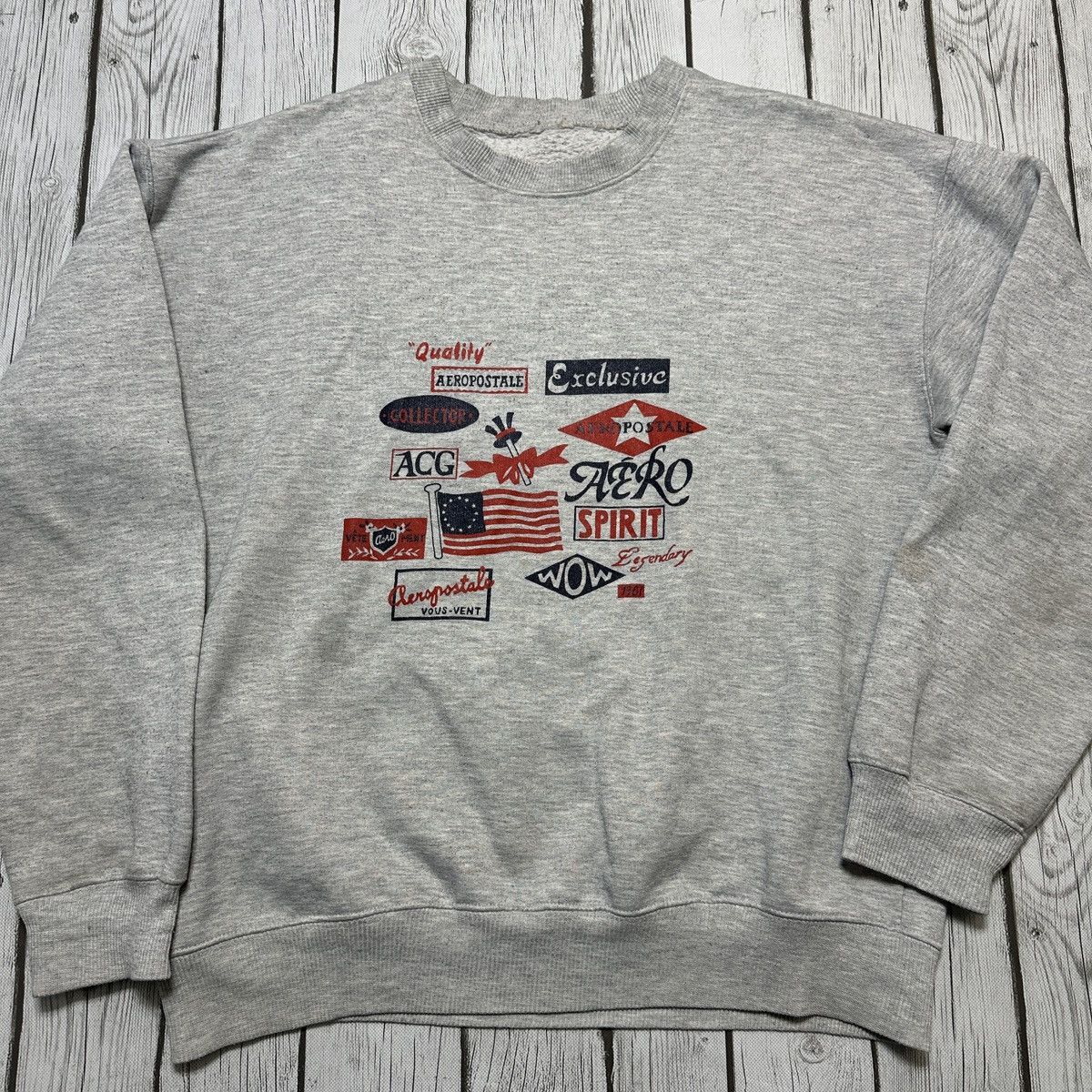 Aeropostale × Vintage Vintage Aeropostale sweatshirt Size US L / EU 52-54 / 3 - 3 Thumbnail