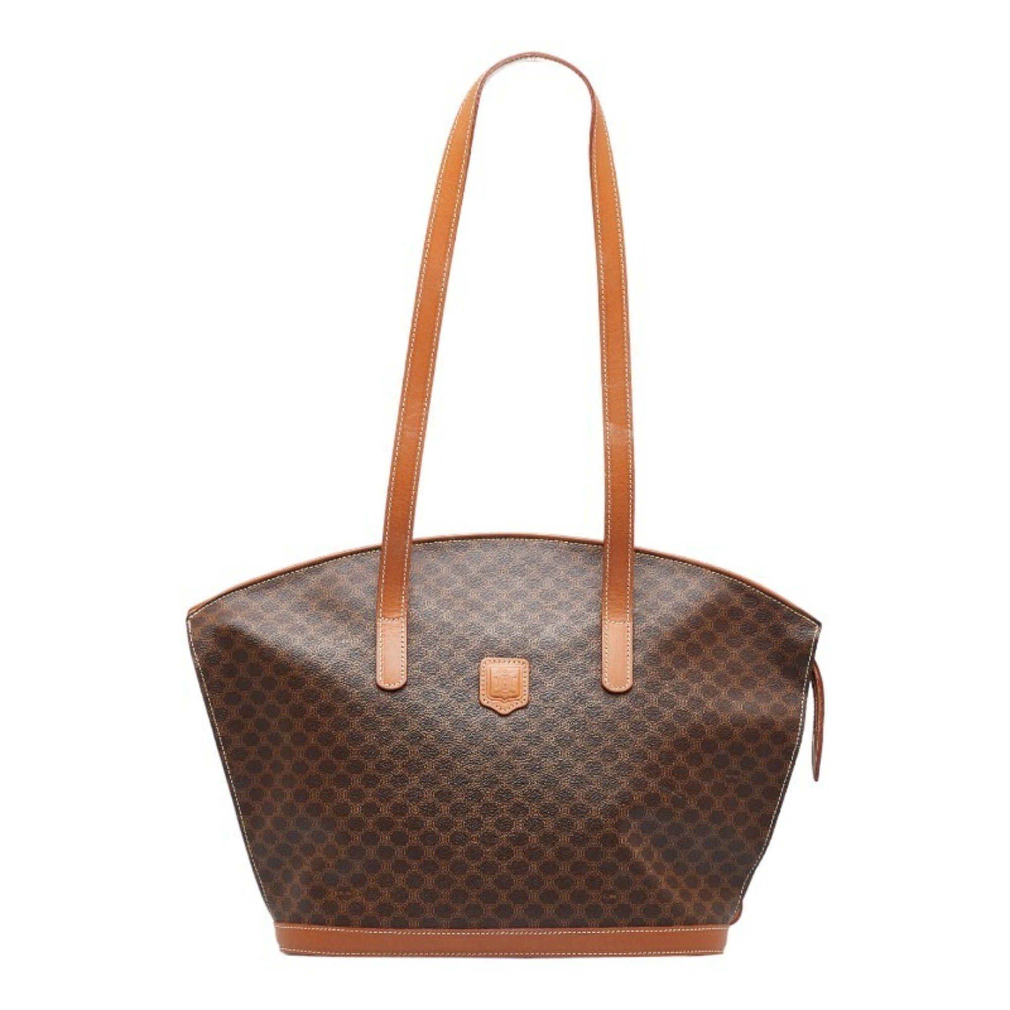 image of Celine Céline Macadam Shopper in Brown, Women's