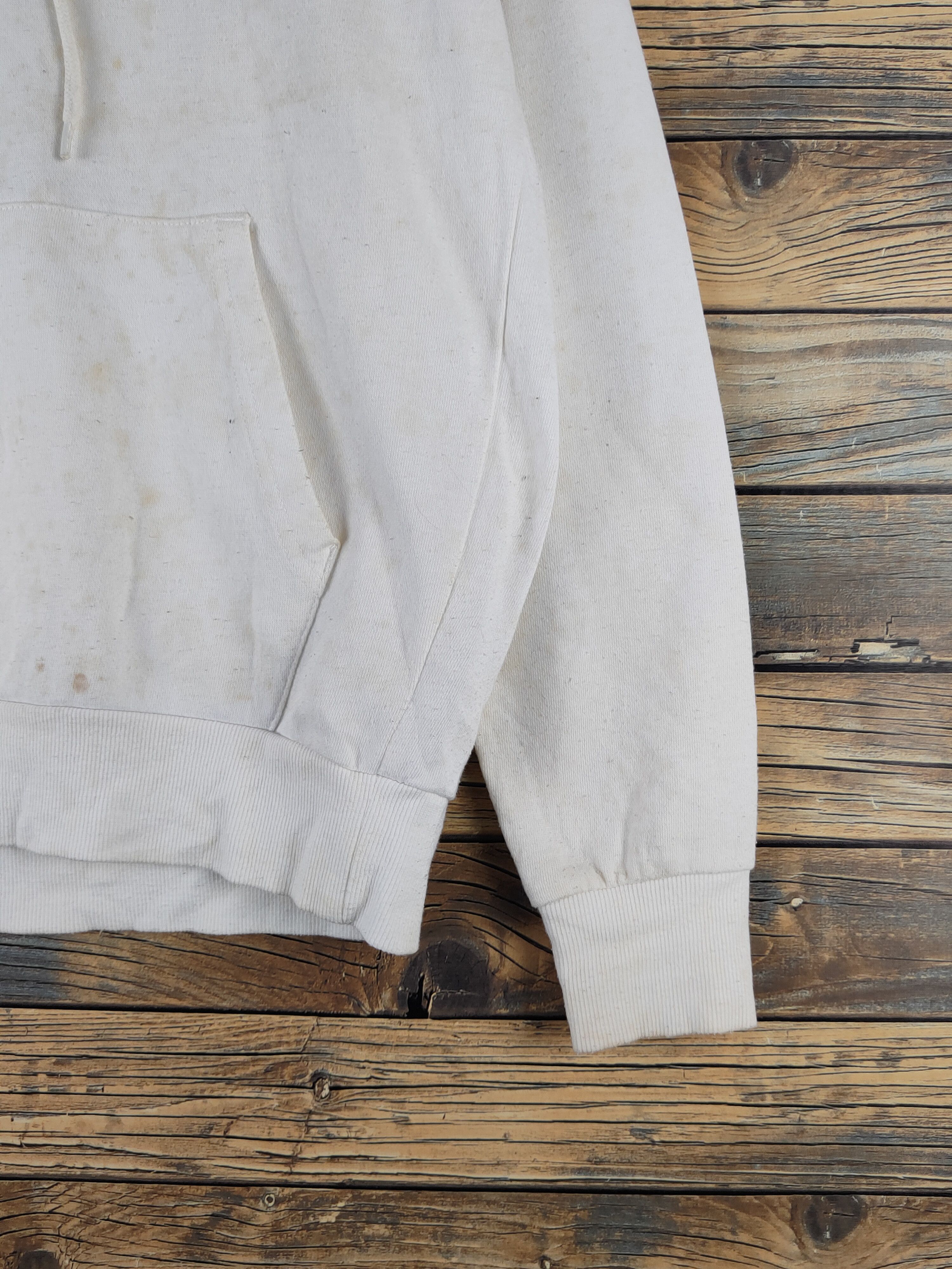 Japanese Brand DL Browny White Hoodie Sweatshirts #2507 Size US S / EU 44-46 / 1 - 7 Thumbnail