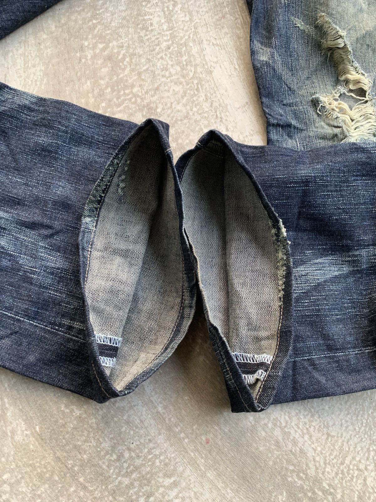 Edwin × Japanese Brand × Vintage Edwin Denim Blue Trip 503 Vintage Size US 34 / EU 50 - 21 Thumbnail