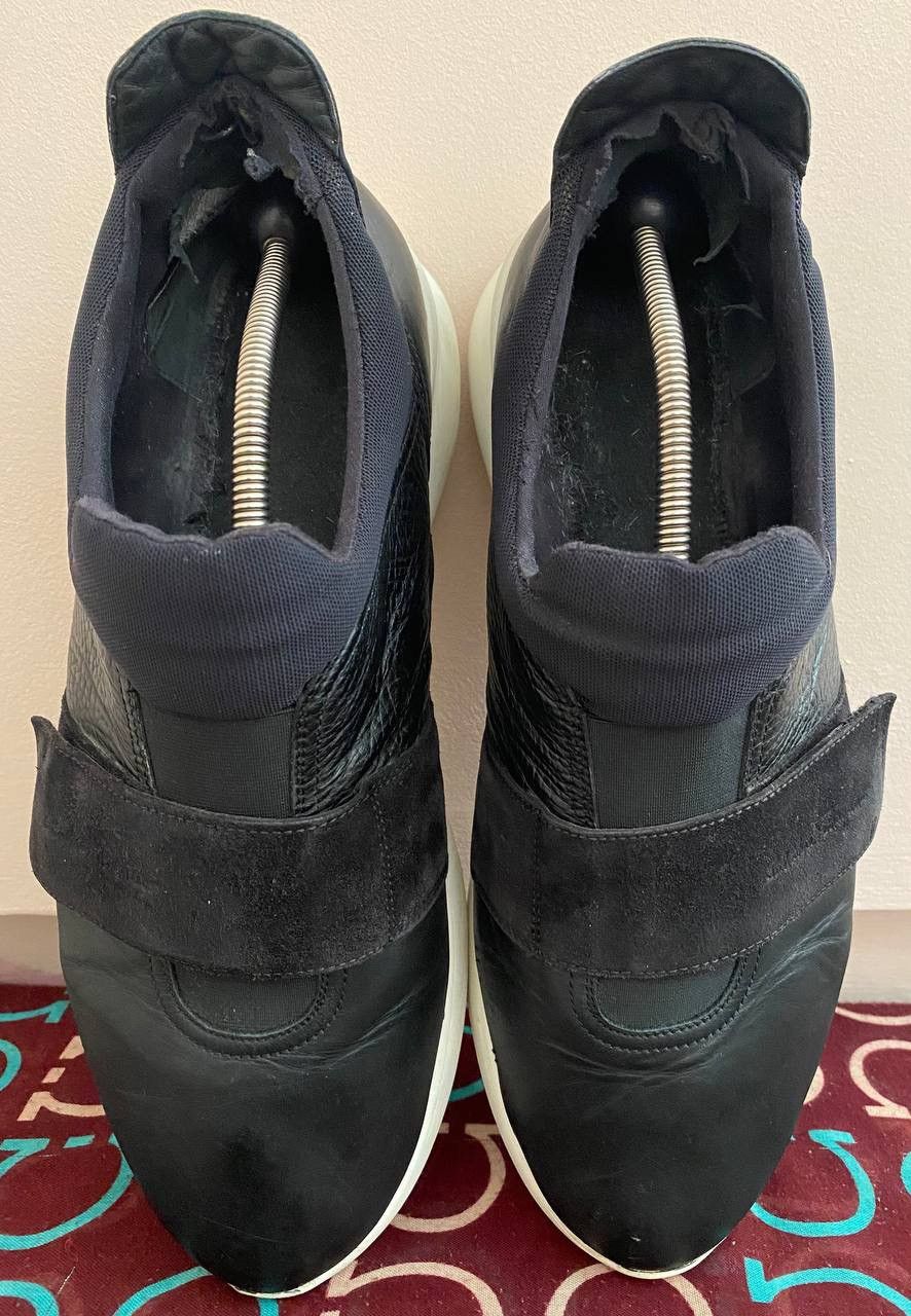 Salvatore Ferragamo 🔥 Salvatore Ferragamo Dion Slip On Sneaker 44 11.5 EE Black Size US 11.5 / EU 44-45 - 12 Thumbnail