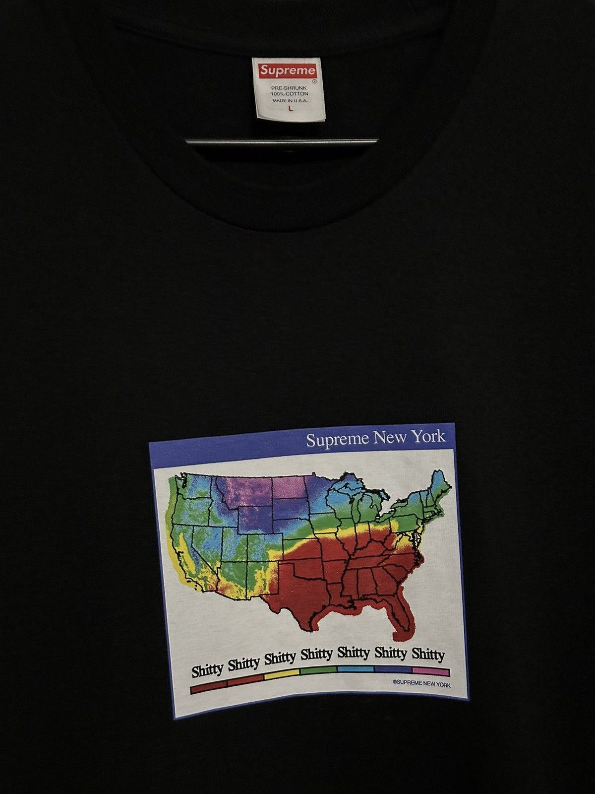 Supreme Supreme Weather Tee Size US L / EU 52-54 / 3 - 2 Thumbnail