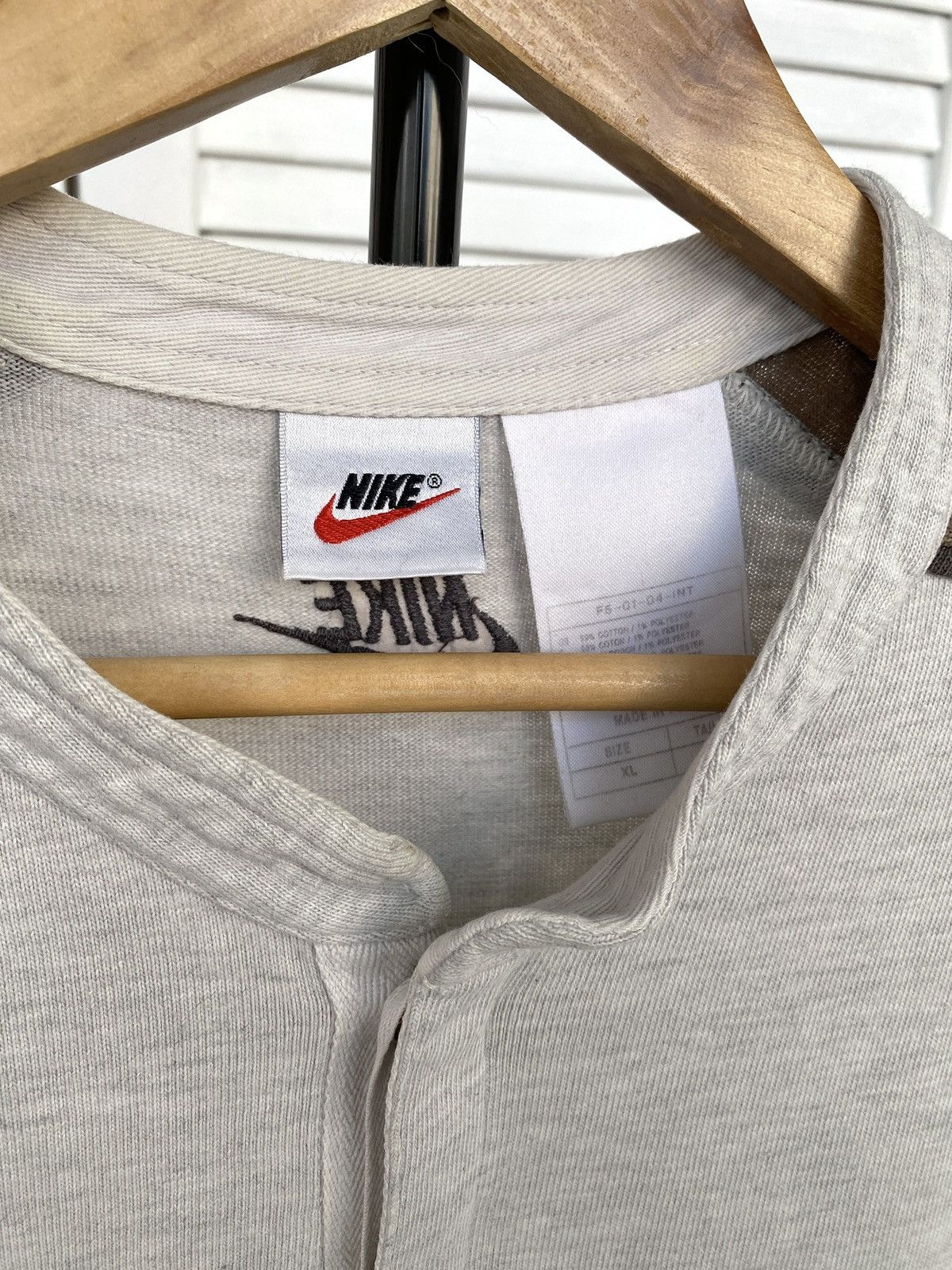 Nike × Vintage Nike Vintage 72 Travis Scott Button Up Long Sleeve Y2K Size US XL / EU 56 / 4 - 3 Thumbnail