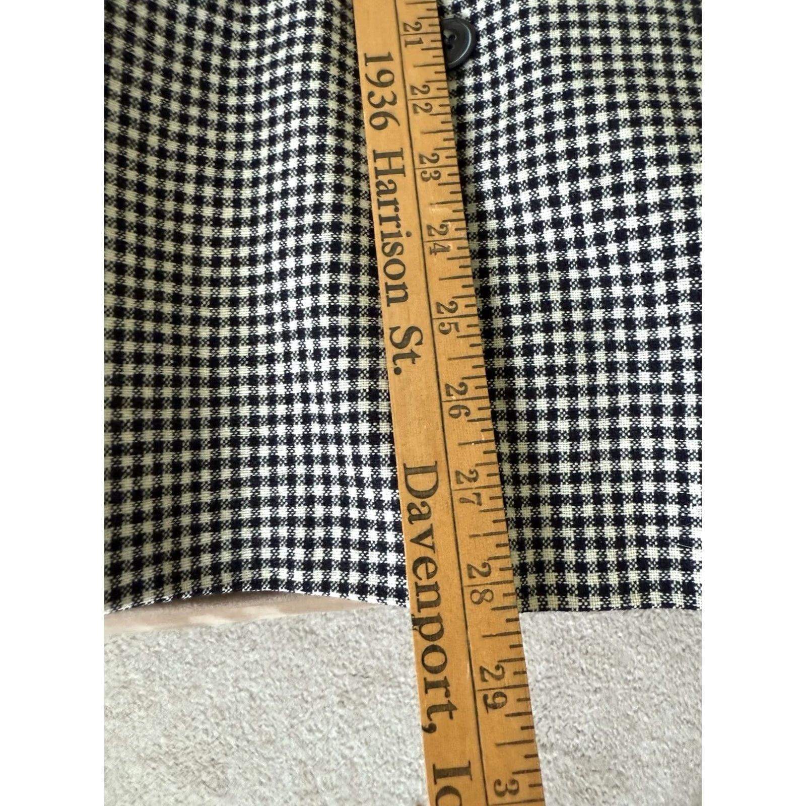 Laura Ashley VINTAGE Laura Ashley Blazer Work Wear Jacket Women US 14 White Gingham 90s Size XL / US 12-14 / IT 48-50 - 6 Thumbnail