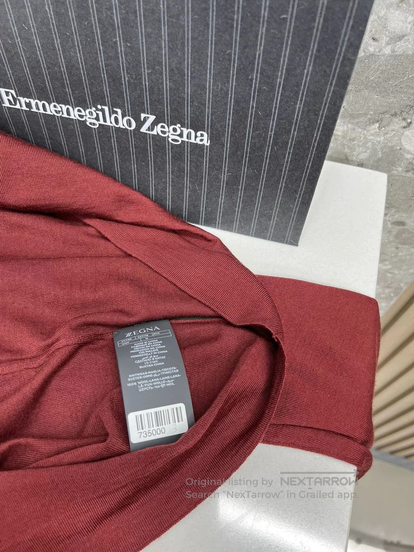 Ermenegildo Zegna Zegna 2023 AW High-Performance Wool Sweater. Size US XL / EU 56 / 4 - 7 Thumbnail