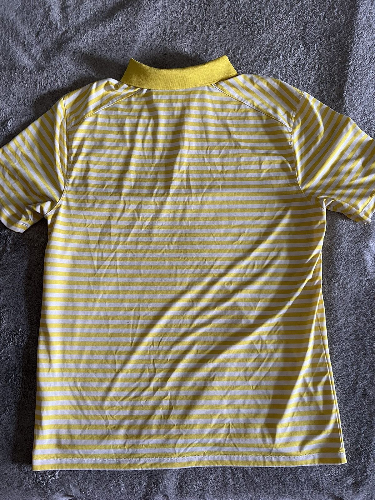 Nike Nike Striped Yellow Golf Polo Size US M / EU 48-50 / 2 - 4 Thumbnail
