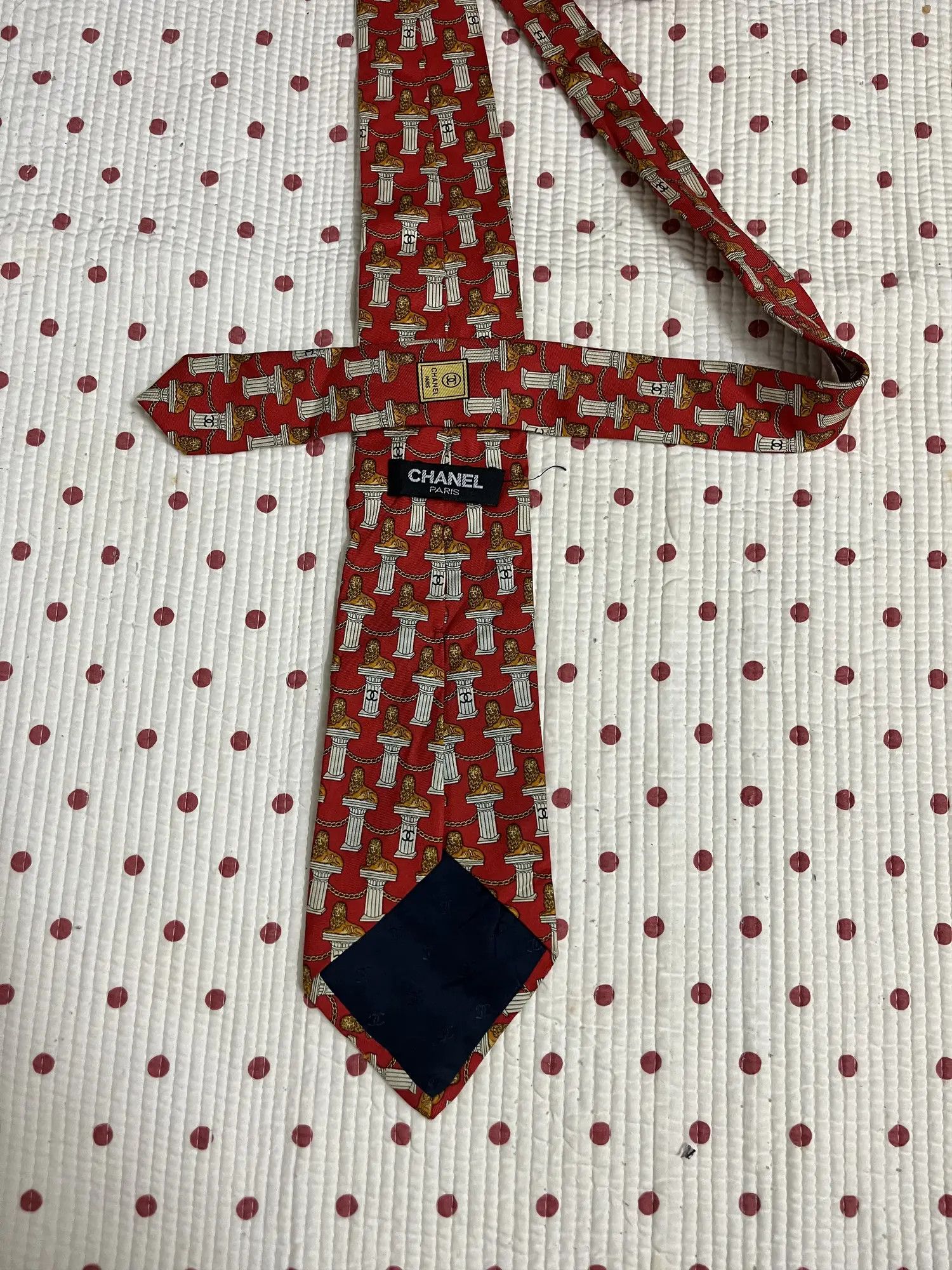 Chanel Chanel Monogram Ties Size ONE SIZE - 7 Thumbnail