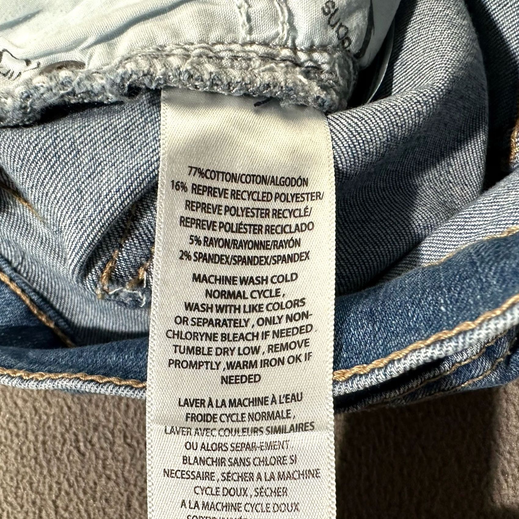 Calvin Klein Calvin Klein Jeans Womens 26 Blue High Rise Slim Denim Repreve EUC Size 26" / US 2 / IT 38 - 6 Thumbnail