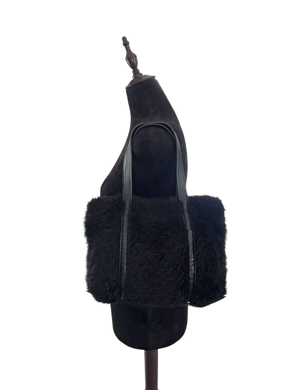 Tsumori Chisato 2000s Tsumori Chisato Leather Fur Shoulder Bag Size ONE SIZE - 1 Thumbnail