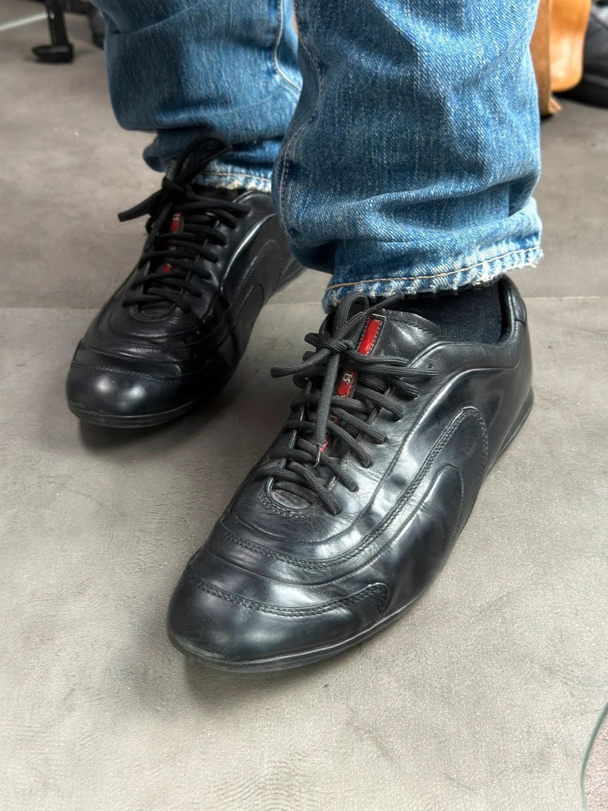 Prada Prada 2000’s archive leather trainers Size US 9.5 / EU 42-43 - 10 Thumbnail