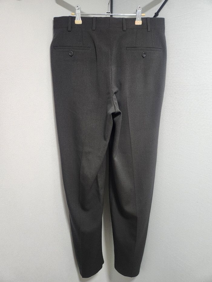 Armani Collezioni Armani collezioni wool Charcoal 슬렉스 Size US 30 / EU 46 - 5 Thumbnail