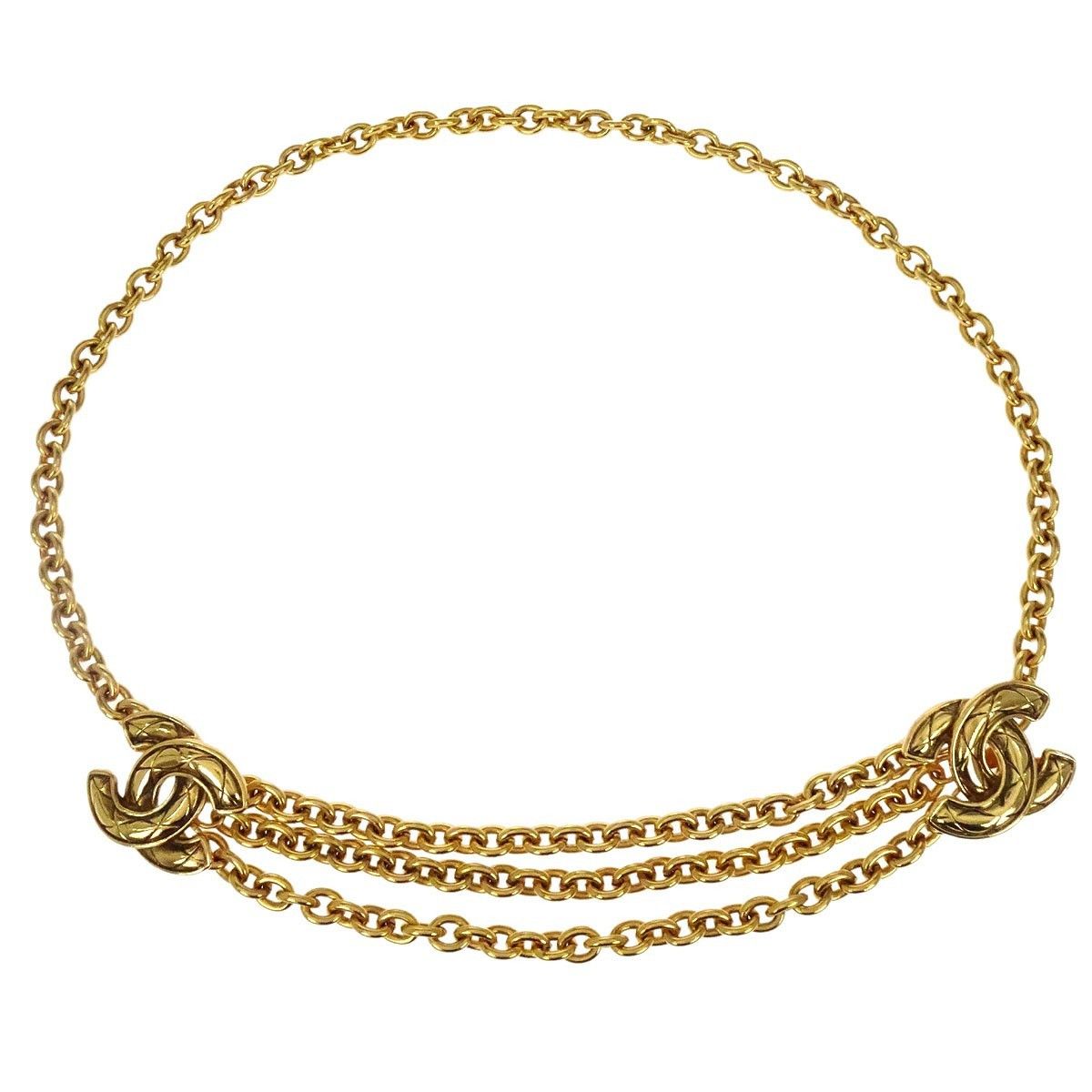 Chanel Chanel Quilted CC Multi Chain Belt Metal Size ONE SIZE - 1 Thumbnail