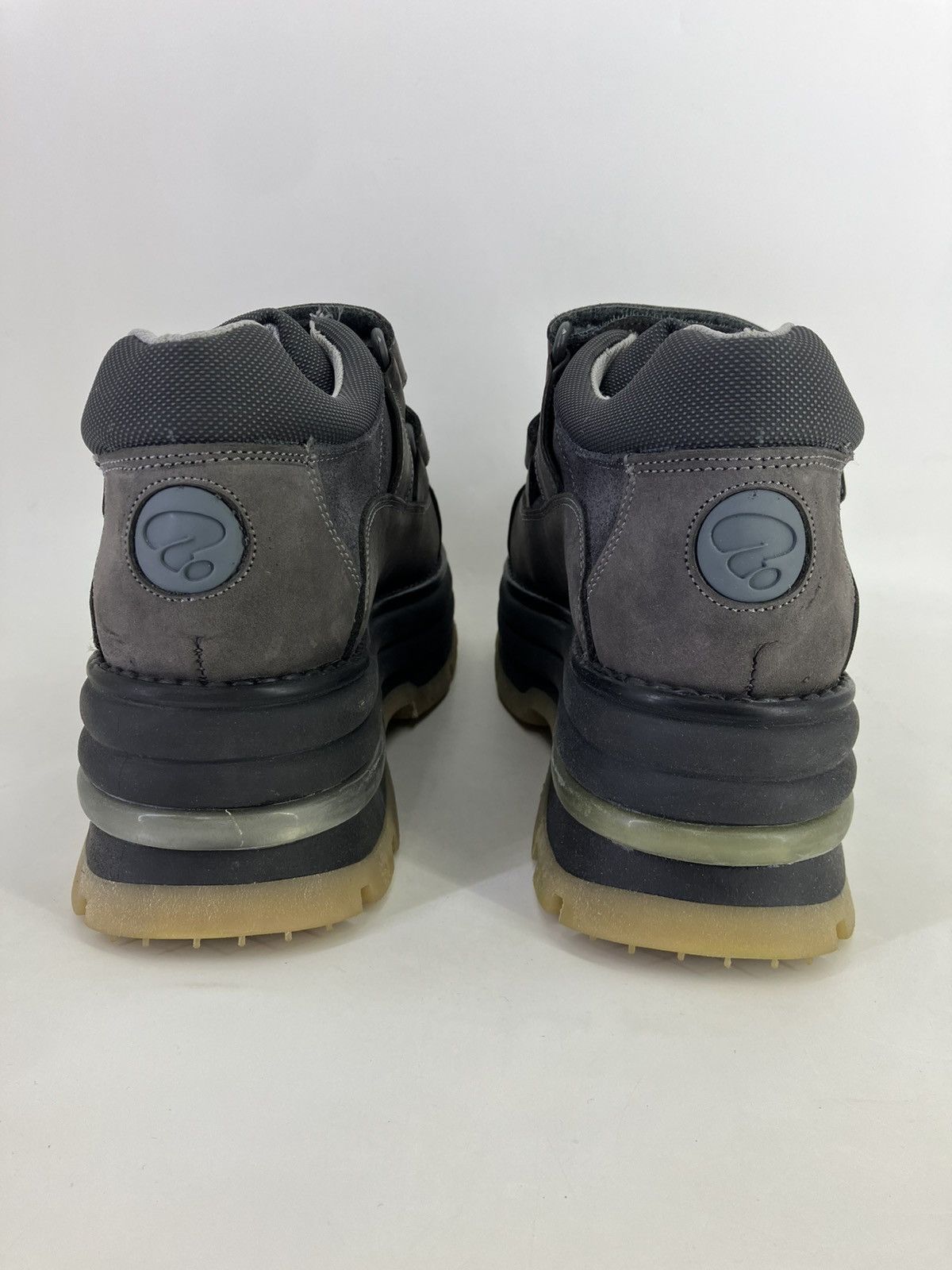 Vintage Strange ? genuine leather chunky platform 90s00s shoes Size US 11 / EU 44 - 4 Thumbnail