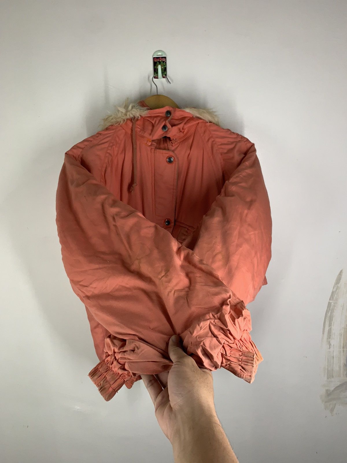 Designer × Japanese Brand × Vintage Vintage Hoodie Bomber Jacket Size US L / EU 52-54 / 3 - 8 Thumbnail