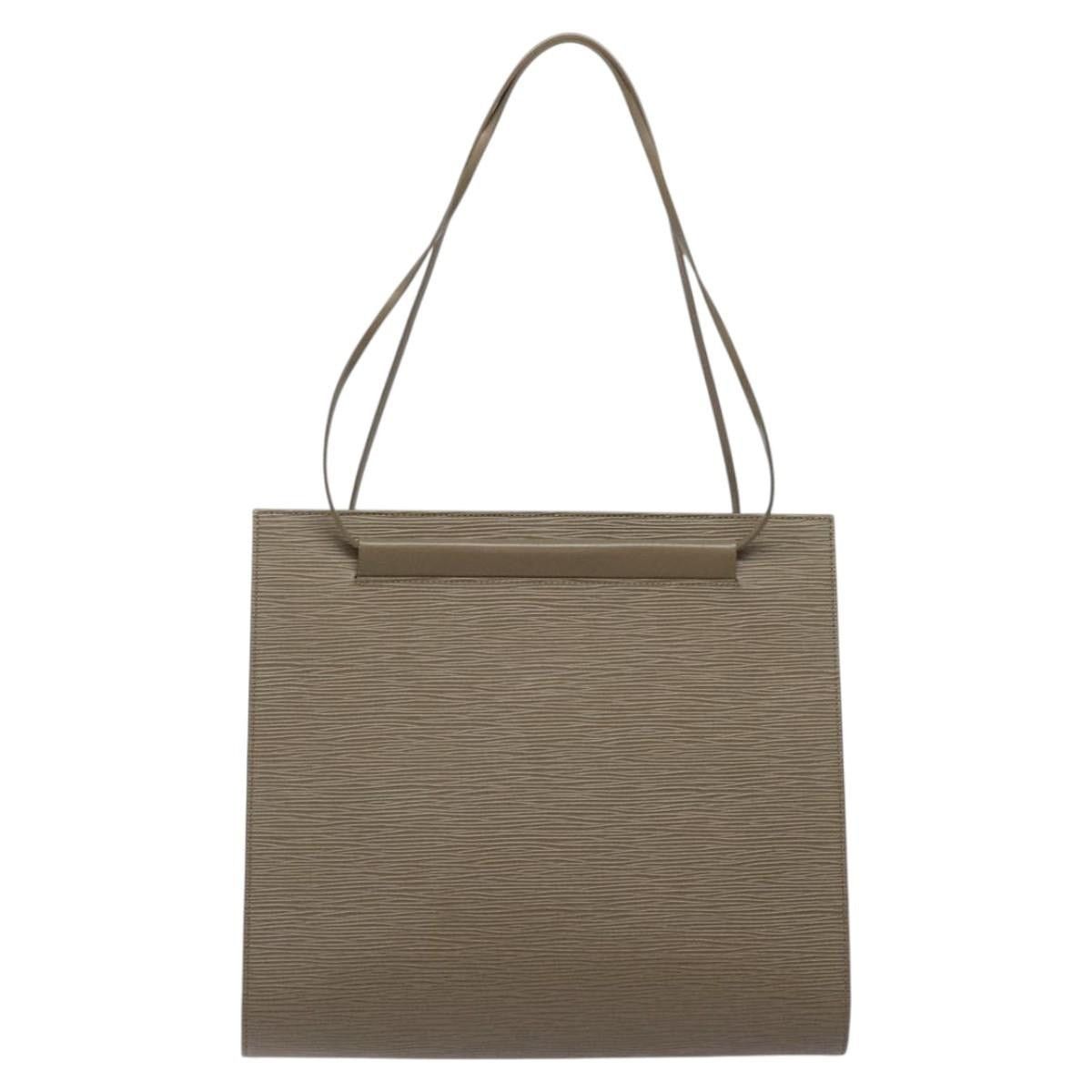Louis Vuitton LOUIS VUITTON Epi Santropen Shoulder Bag Gray Lilac M5246b Size ONE SIZE - 2 Thumbnail