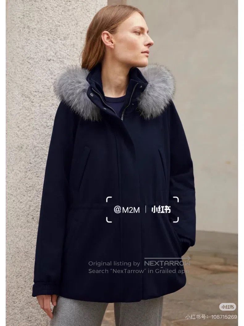 Loro Piana Loro Piana Blue Classic Fur Ski Jacket, Fur Collar is Cash Size L / US 10 / IT 46 - 8 Thumbnail