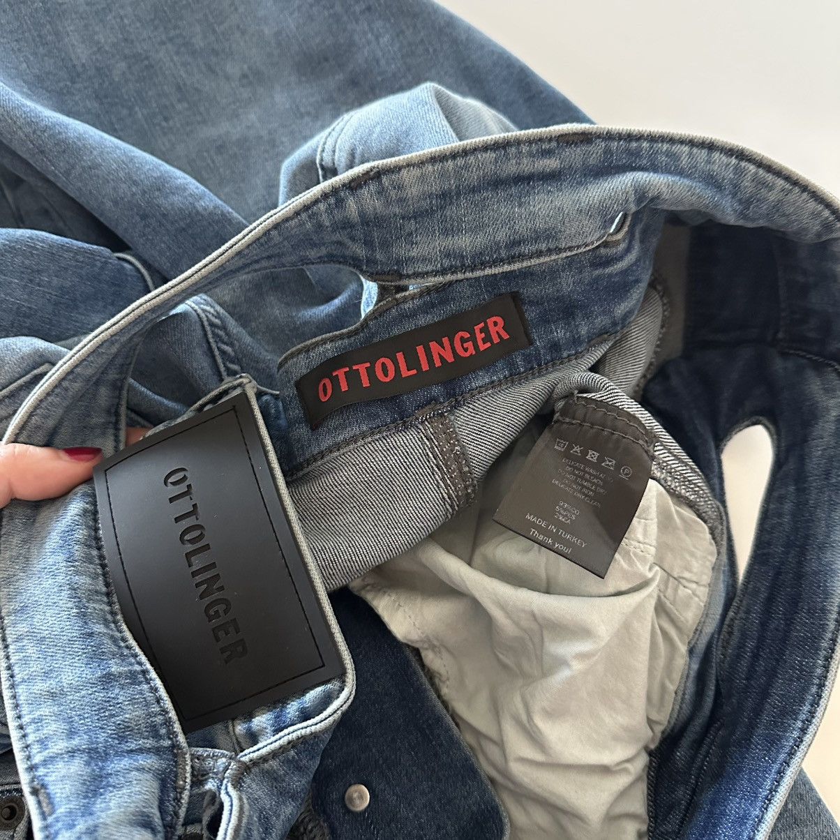 Ottolinger Ottolinger Strappy Signature Wrap Jeans Blue M Streetwear Size 34" / US 12 / IT 48 - 7 Thumbnail