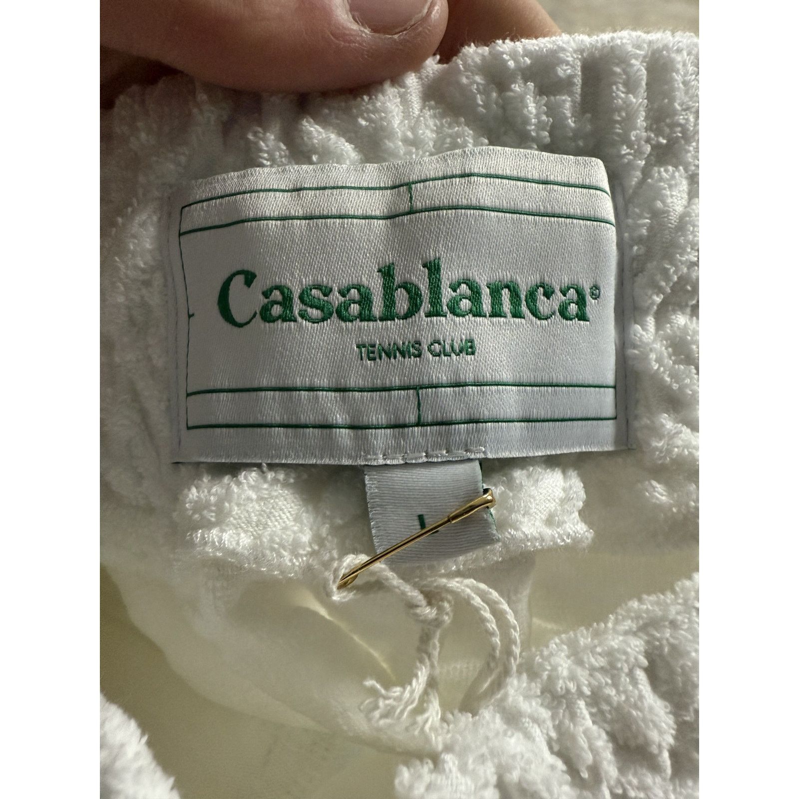 Casablanca Casablanca Large Shorts White New Large With Tags Size US 36 / EU 52 - 2 Thumbnail
