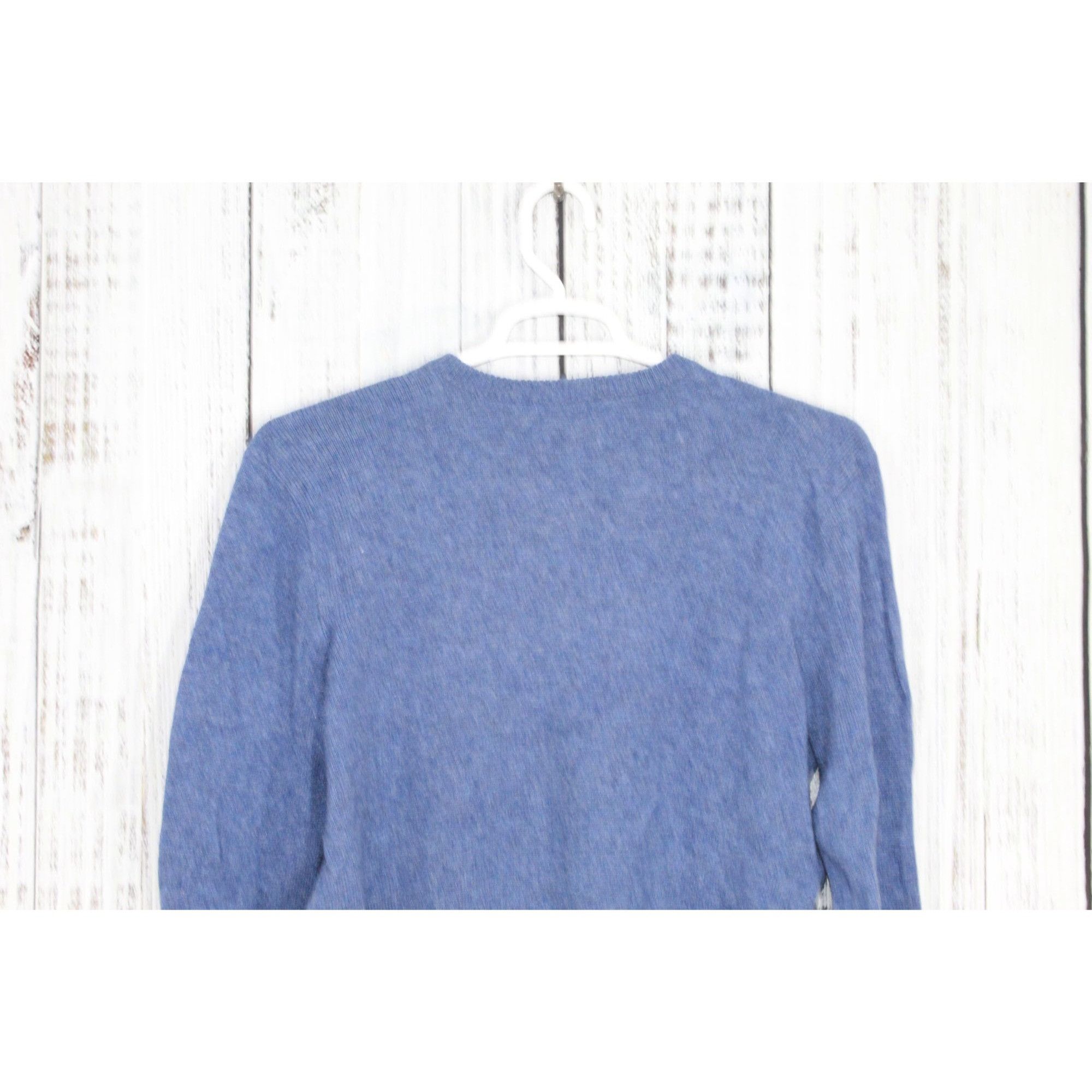 Polo Ralph Lauren Polo Ralph Lauren Lambswool V-Neck Sweater Blue XL Size US XL / EU 56 / 4 - 8 Thumbnail