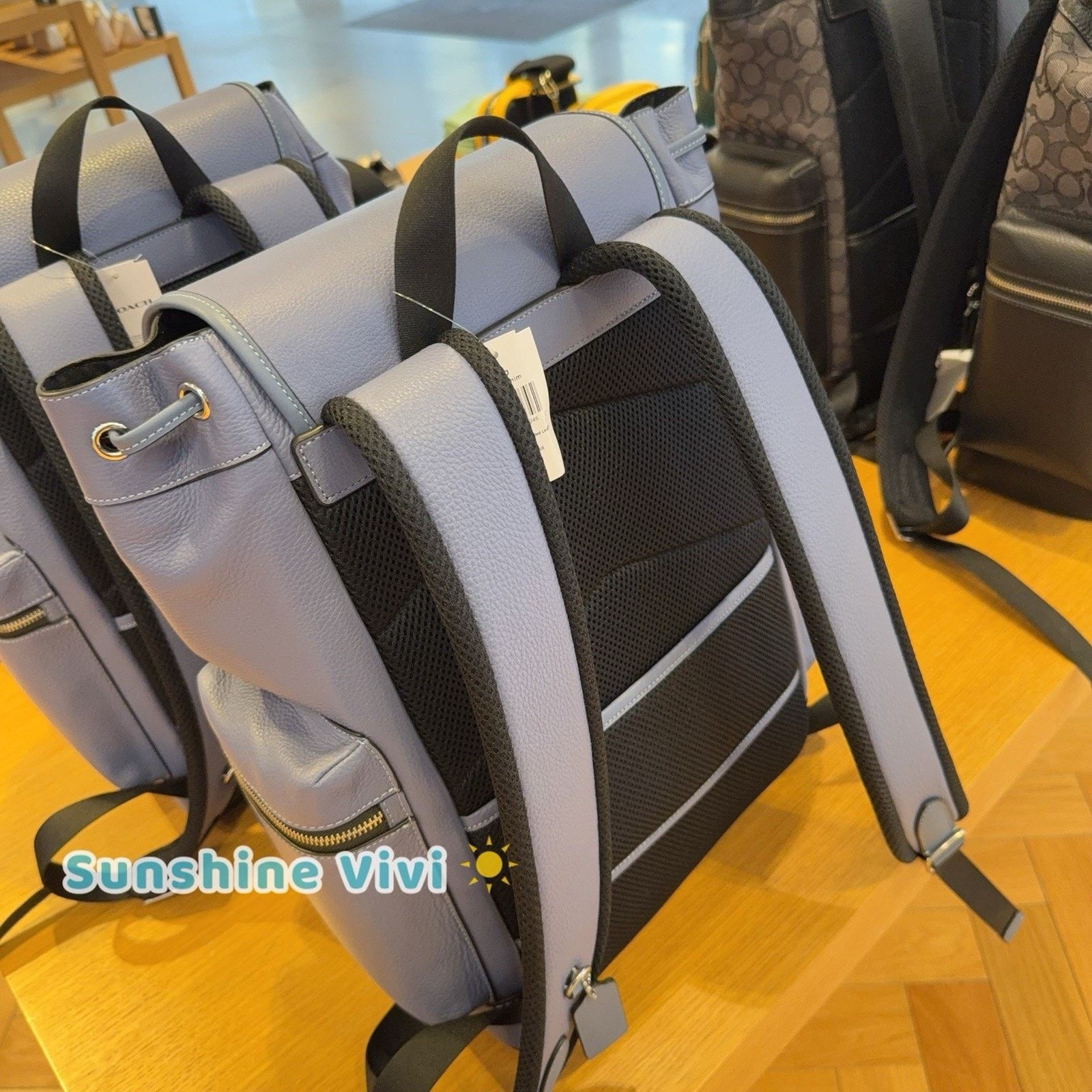 Coach NWT Coach MEN Sprint Backpack Colorblock CBI11 Light Denim Size ONE SIZE - 5 Thumbnail