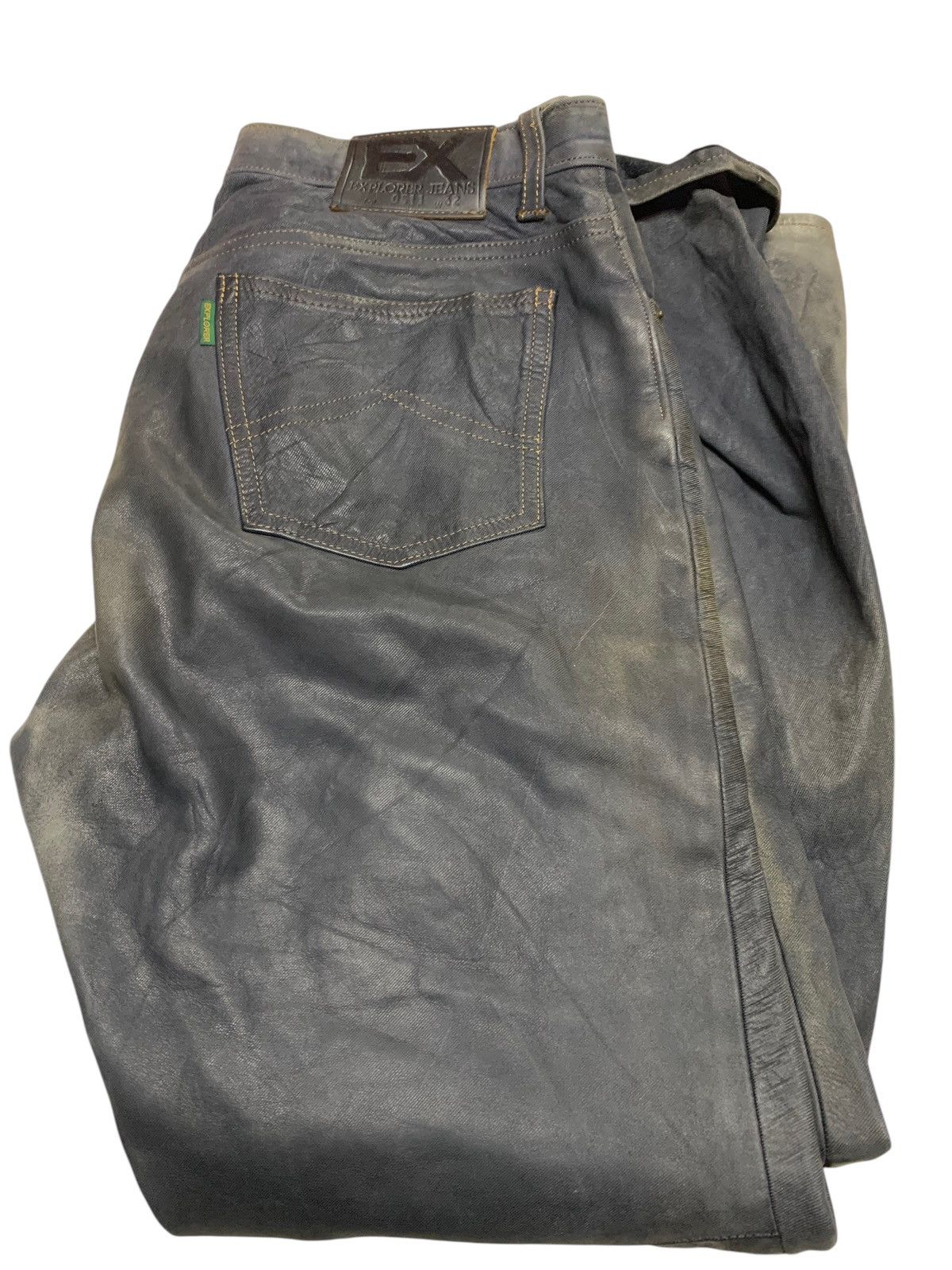 Genuine Leather EX explorer jeans KWP LEATHER Size US 32 / EU 48 - 3 Thumbnail
