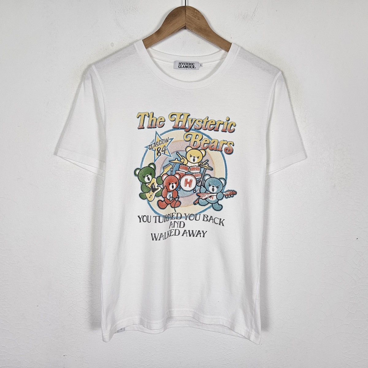 Hysteric Glamour Hysteric Glamour Bear Glasgow 1984 tee shirt Size US S / EU 44-46 / 1 - 3 Thumbnail
