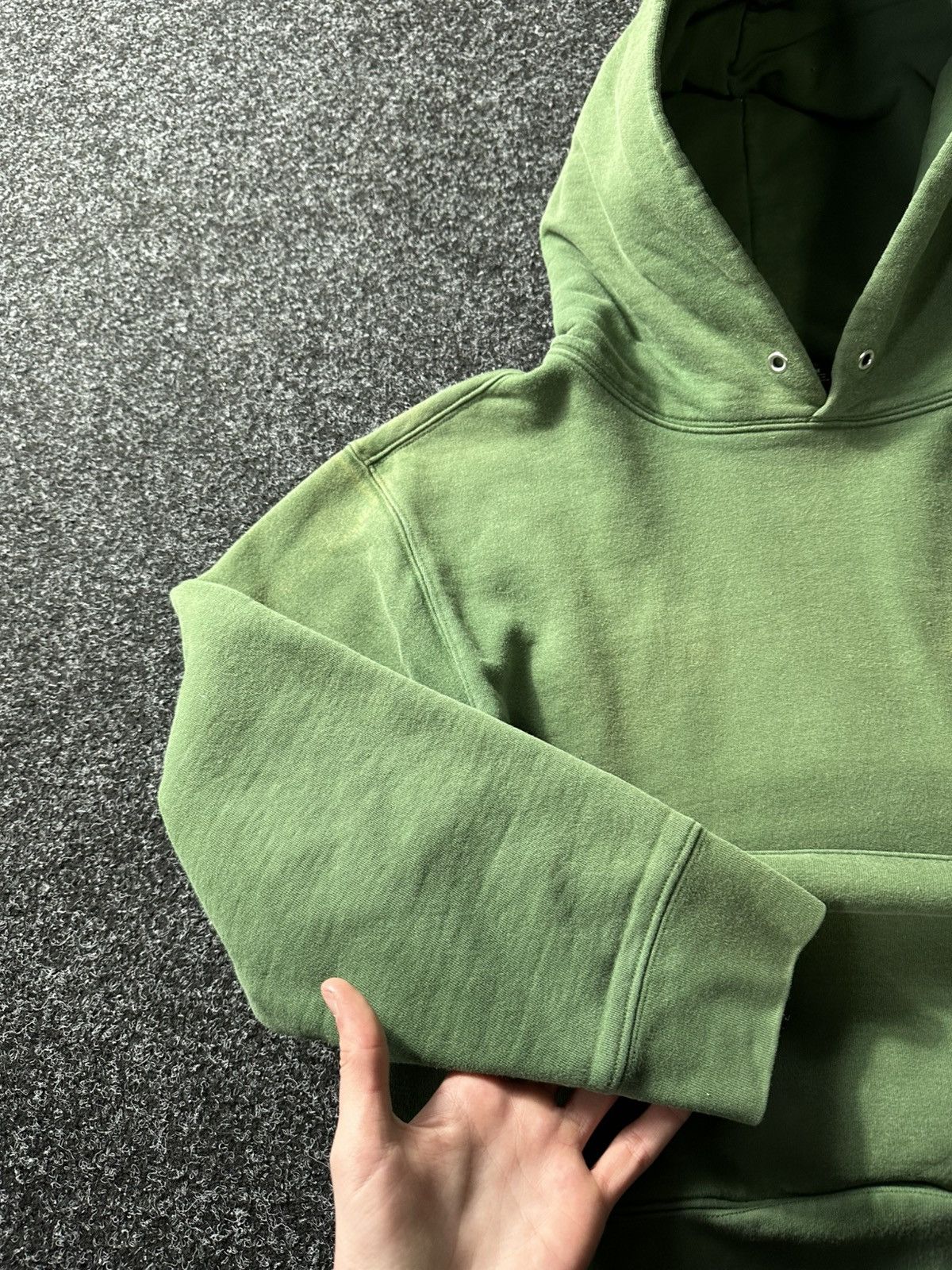 Obey × Vintage 🚨OBEY PULLOVER BOXY VINTAGE HOODIE GREEN SK8 FADED Y2K Size US M / EU 48-50 / 2 - 6 Thumbnail