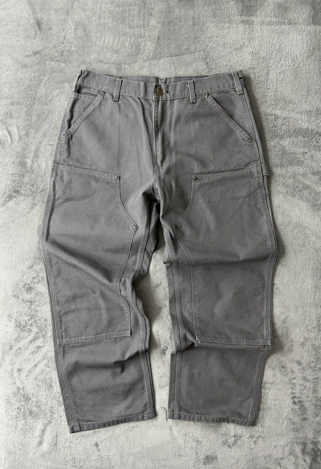 image of Carhartt Double Knee Grey, Men's (Size 34)