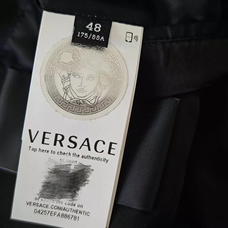 Versace Versace Baroque print silk cotton jacket Size US L / EU 52-54 / 3 - 7 Thumbnail