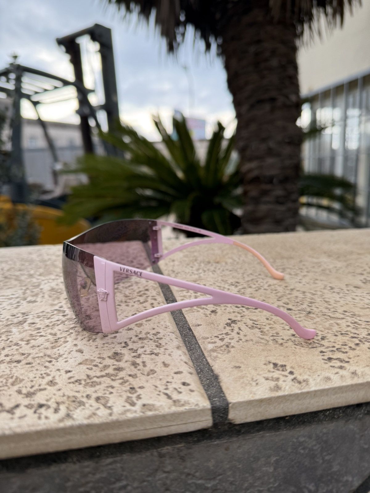 Versace Versace Sunglasses Pink MOD 2034 Size ONE SIZE - 4 Thumbnail