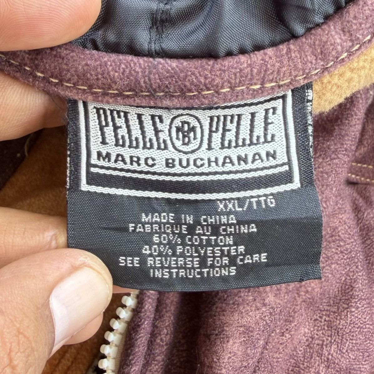 Pelle Pelle VTG Pelle Pelle Patchwork With A Y2K Baggy Fit/Cargo Pockets Size US XXL / EU 58 / 5 - 12 Thumbnail