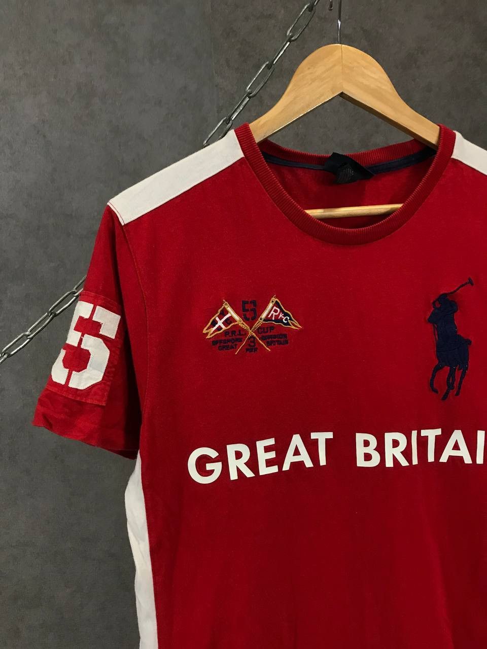 Designer Polo Ralph Lauren designer vintage tee Size US M / EU 48-50 / 2 - 3 Thumbnail