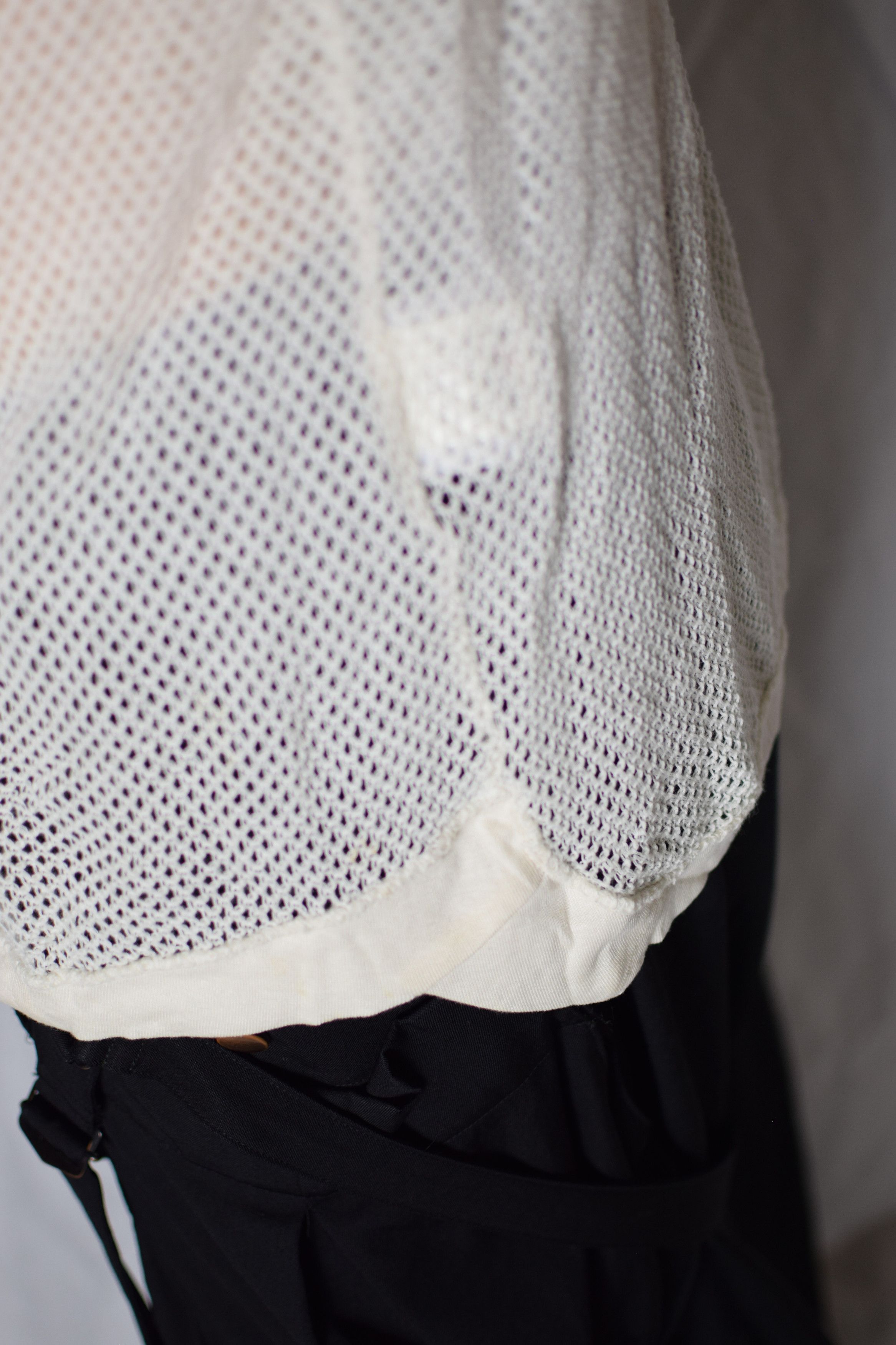 Julius Julius SS15 Prism White Mesh Top - 497CUM66 Size US M / EU 48-50 / 2 - 7 Thumbnail