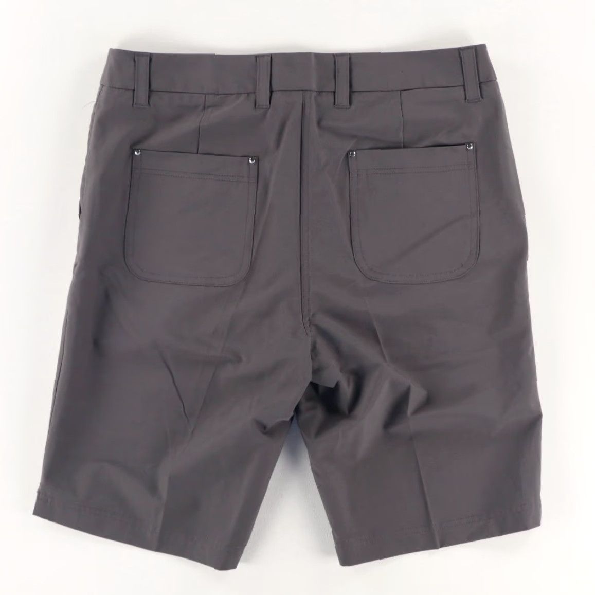 Vintage Zyia Active High Stretch Polyester Woven Golf Shorts Gray Women's L Size 36" / US 14 / IT 50 - 4 Thumbnail