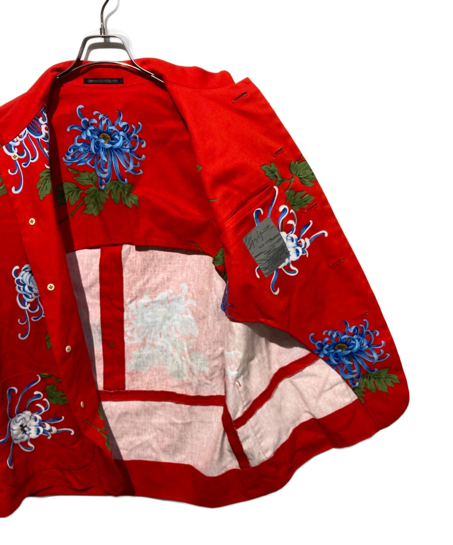 Yohji Yamamoto Yohji Yamamoto pour homme 96SS flower print jacket Size US M / EU 48-50 / 2 - 8 Thumbnail