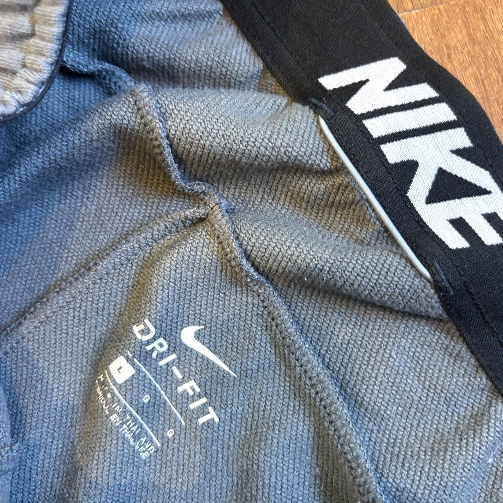 Nike Mens Nike Dri Fit Dry Training Pants Joggers Slim Taper Cuffed Gray L 728345-091 Size US 33 - 7 Thumbnail