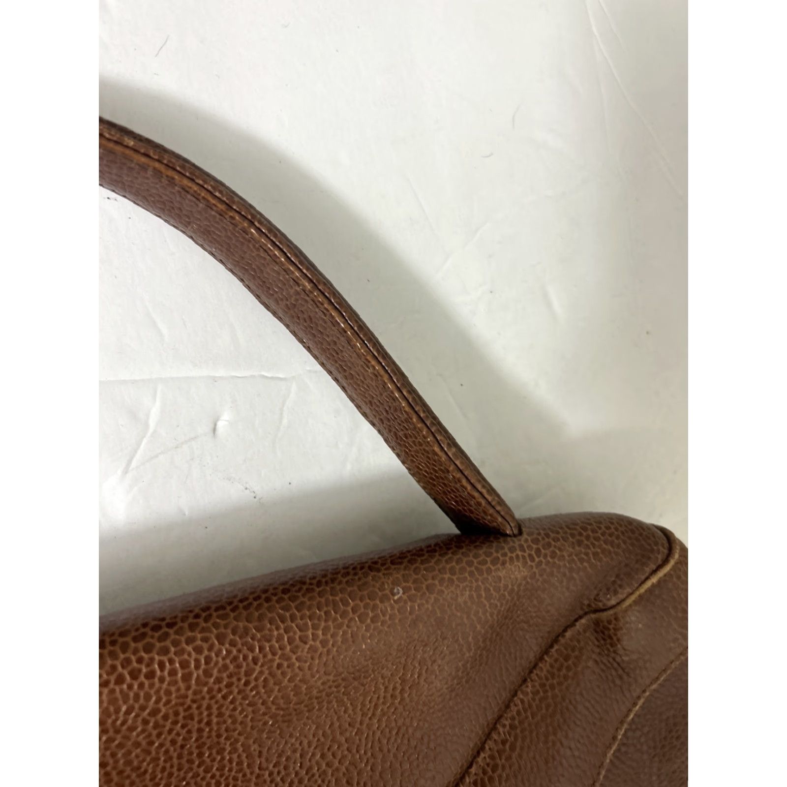 Vintage VINTAGE Susan Gail Bellido Leather Handbag Top Handle Bag Single Strap Turn Lock Brown 11x9x5 Womens Ladies Bag Accessories Size ONE SIZE - 7 Thumbnail